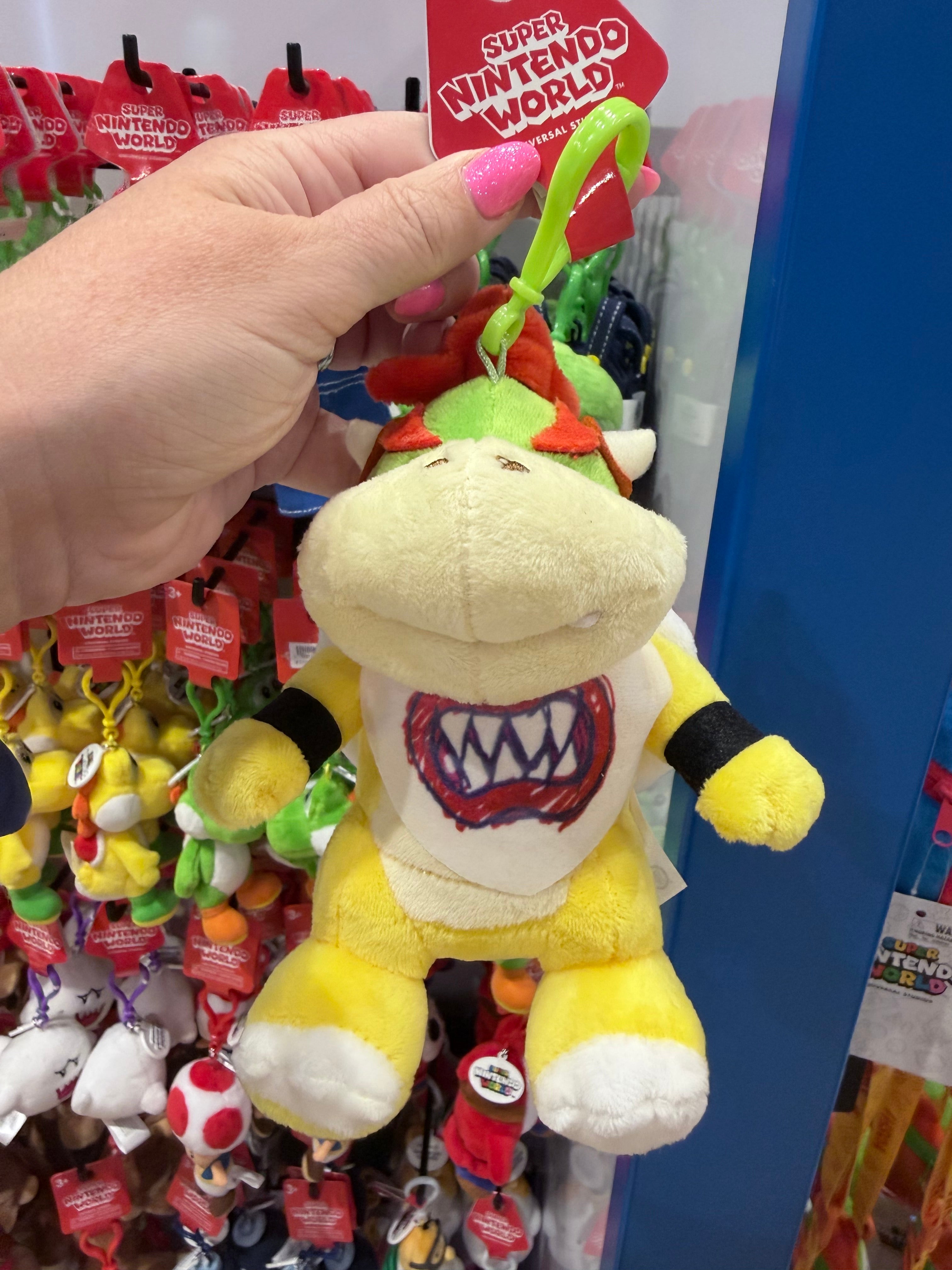 Super Nintendo World Plush Keychain