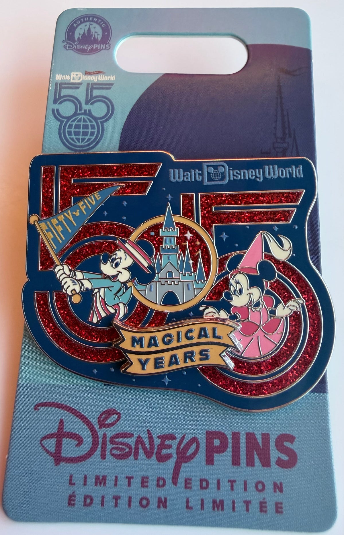 WDW 55 years Mickey & Minnie Pin