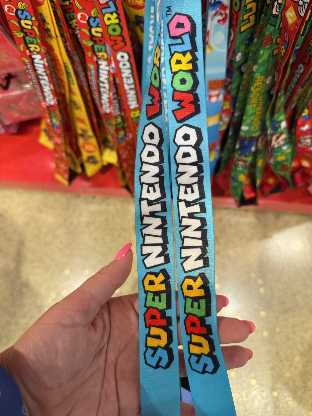 Super Nintendo World Lanyard