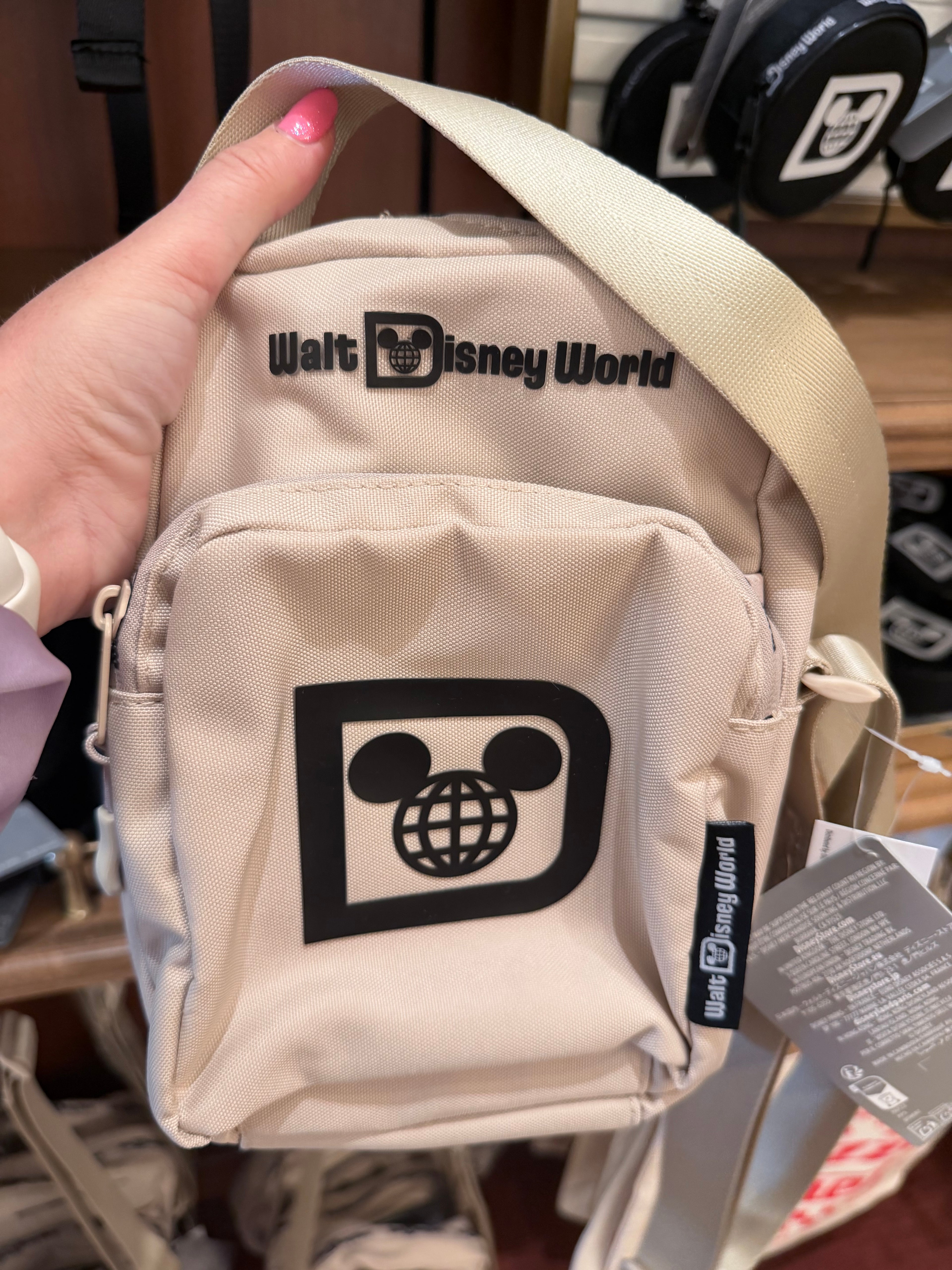 Mickey Beige Crossbody