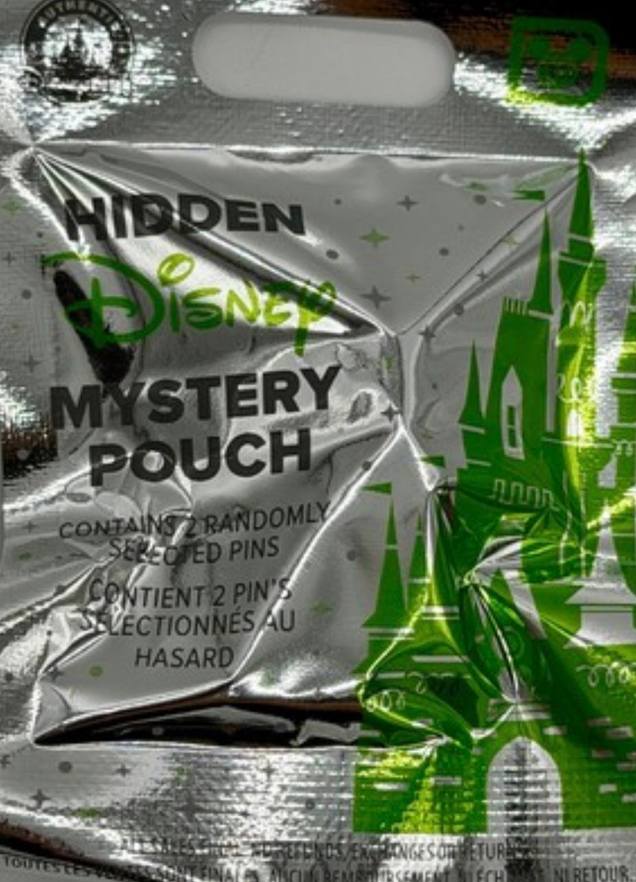 Hidden Disney Mystery Pin Pouch - Green