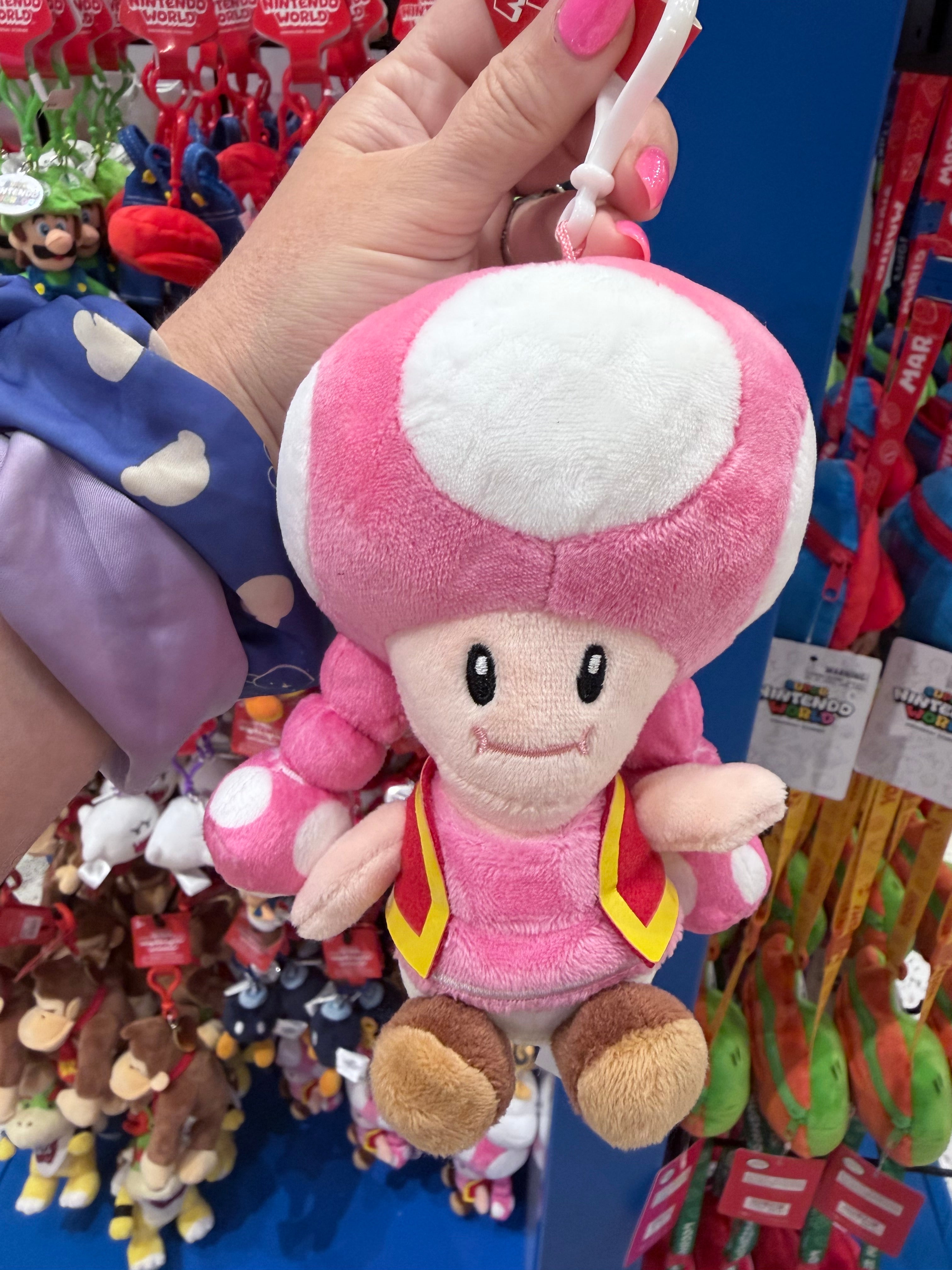 Super Nintendo World Plush Keychain