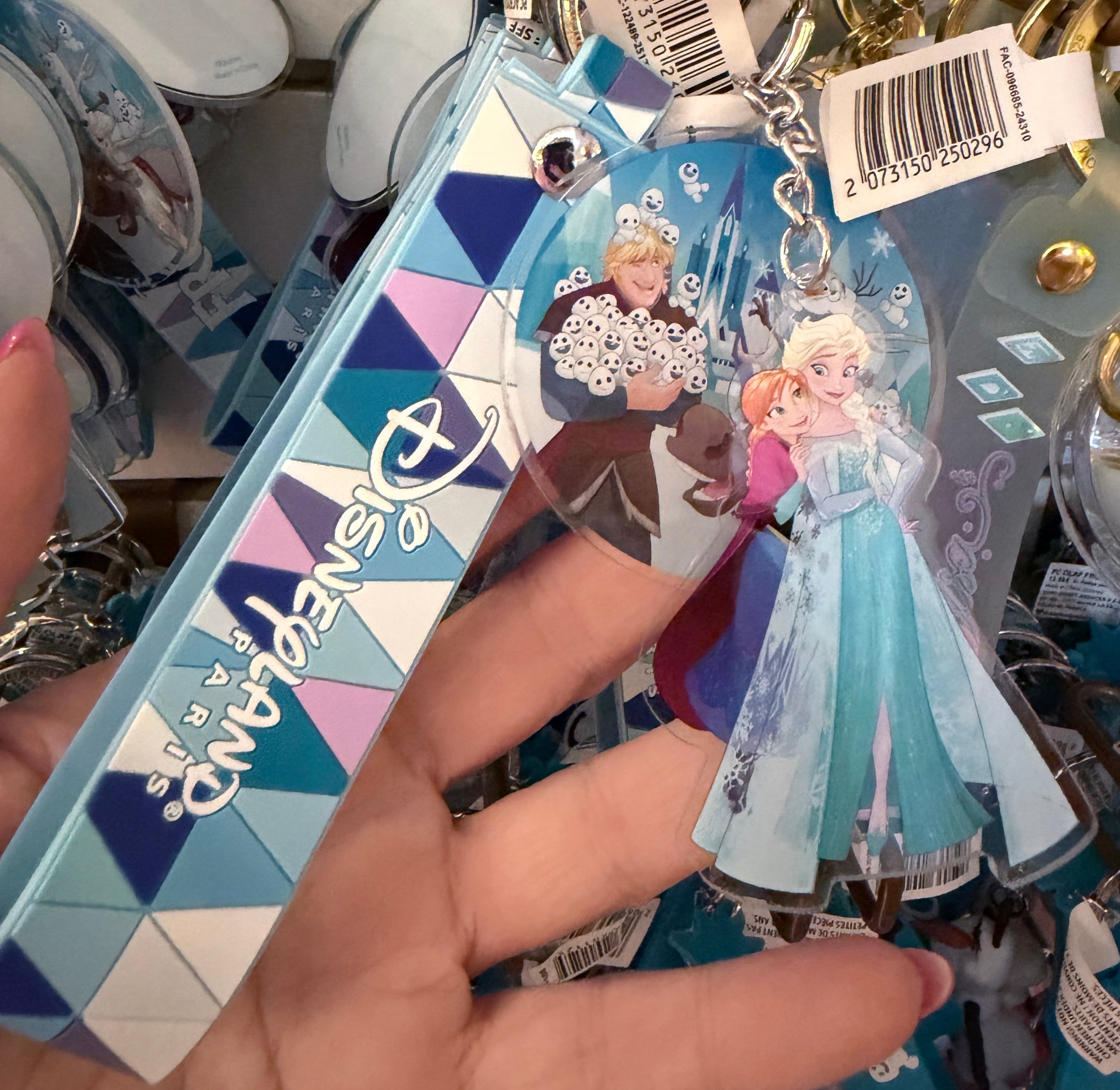 Frozen Wristlet Keyring