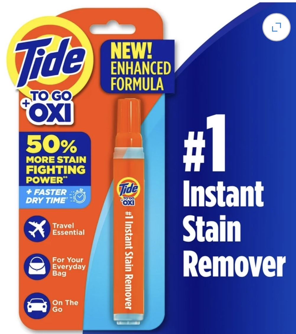 Tide Stain Remover for Clothes - Travel & Pocket Size