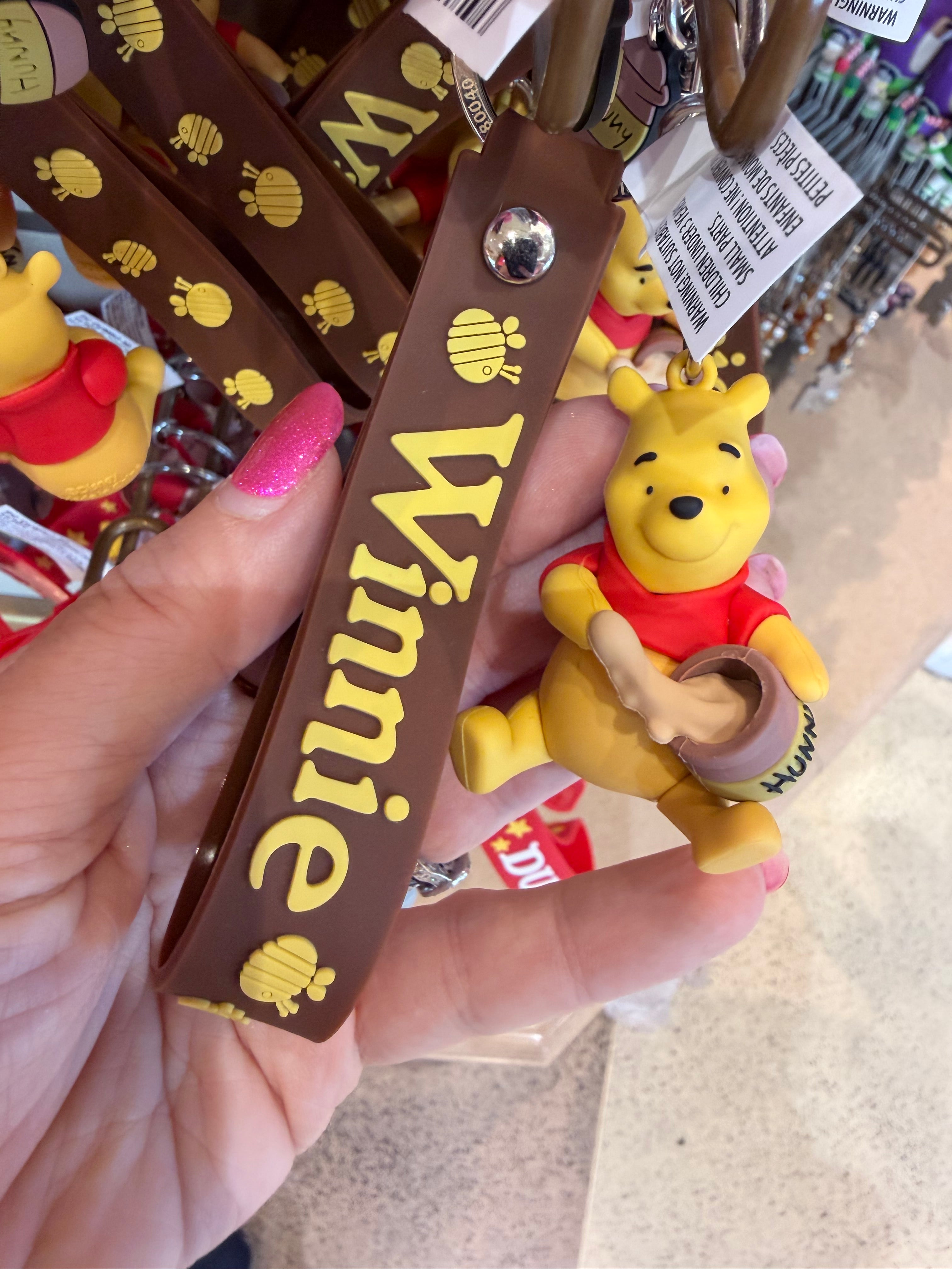 Winnie The Pooh Wristlet Keyring