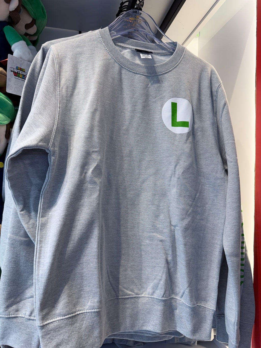 Luigi Grey Jumper