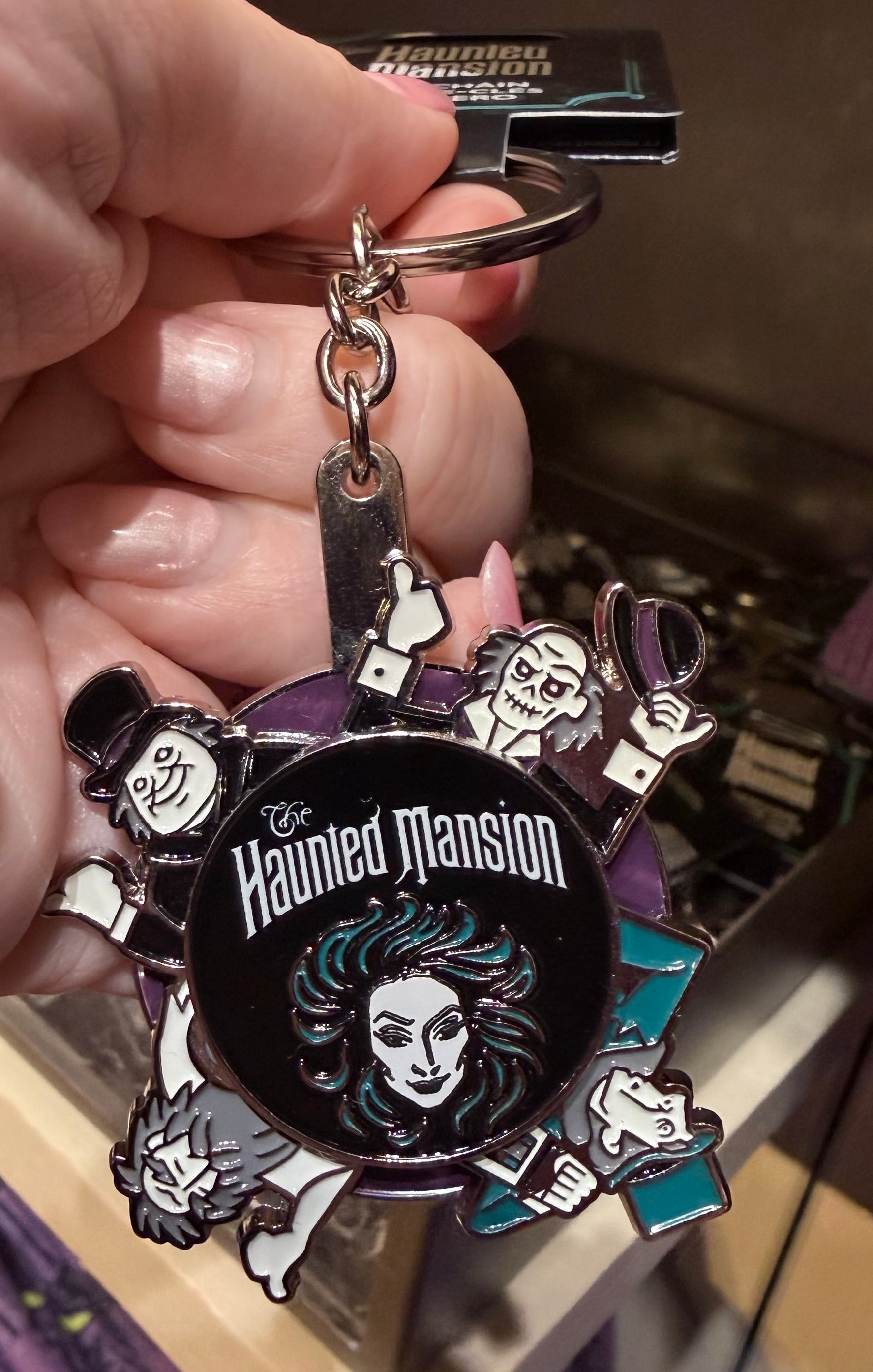 Haunted Mansion Spinner Keyring