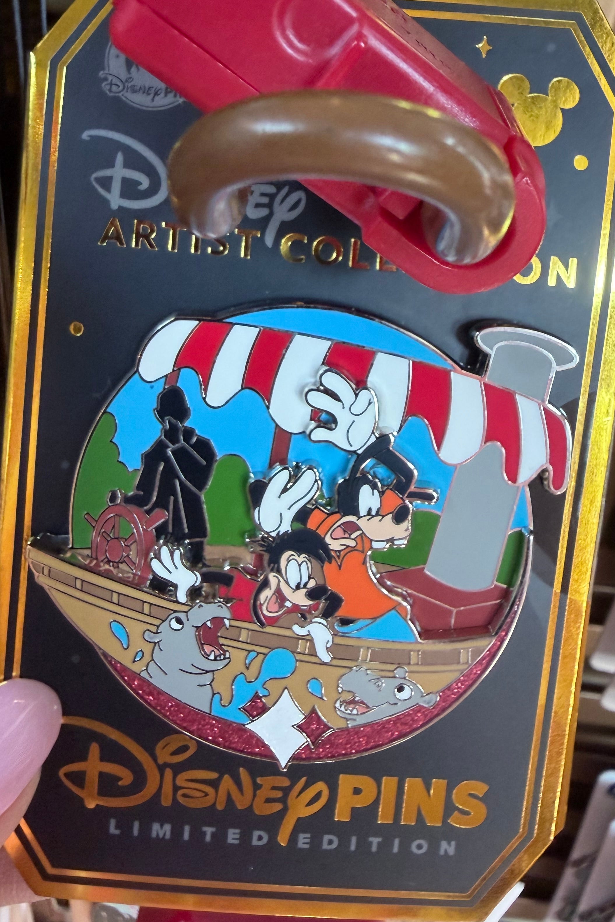Max & Goofy Artist Pin