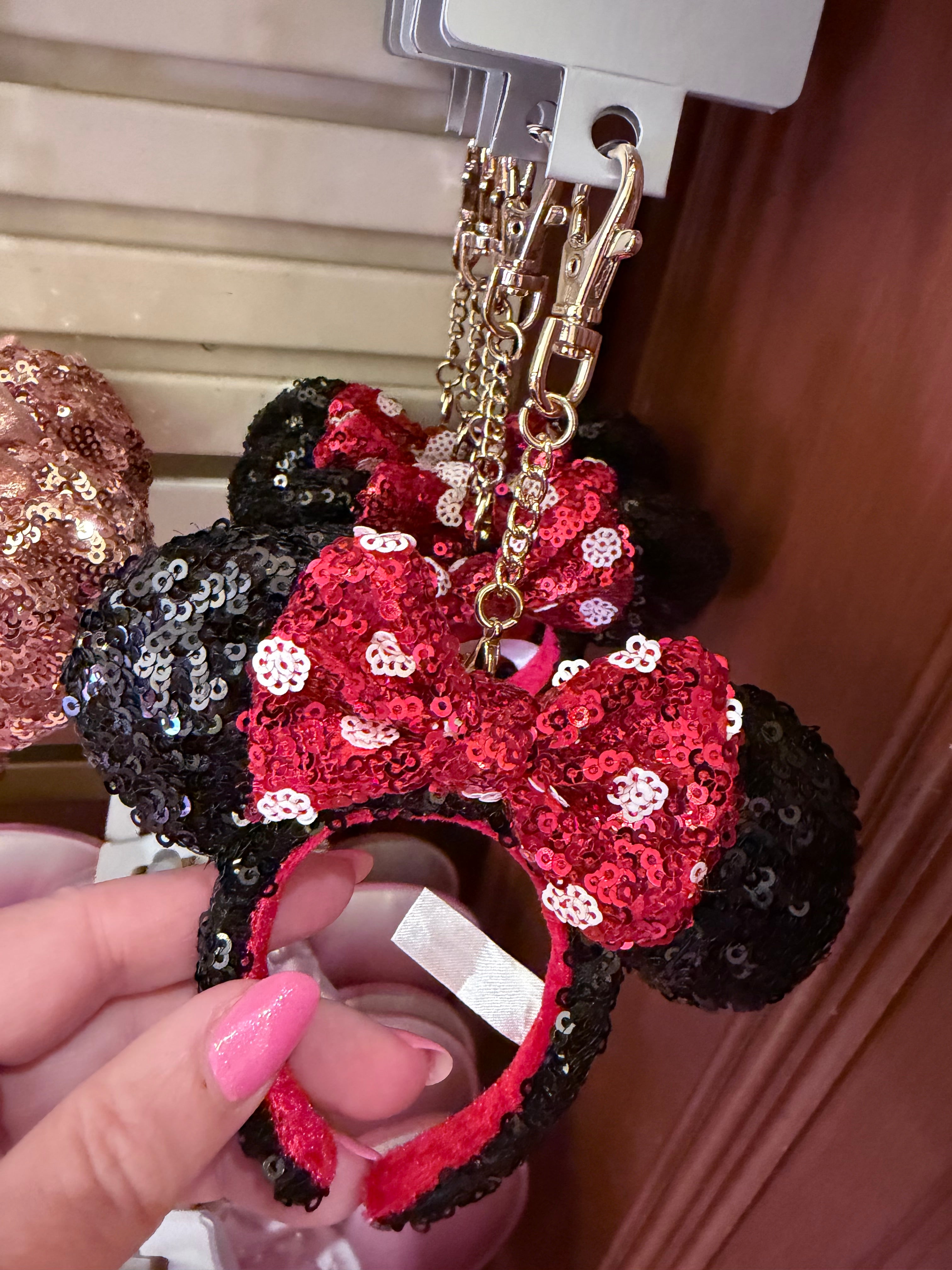 Minnie Bow Keyring