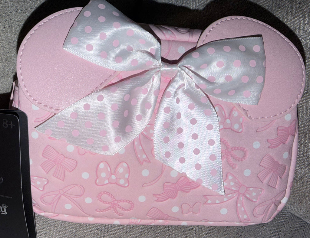 Loungefly Disney Minnie Mouse Pink Bows Cosmetic Bag