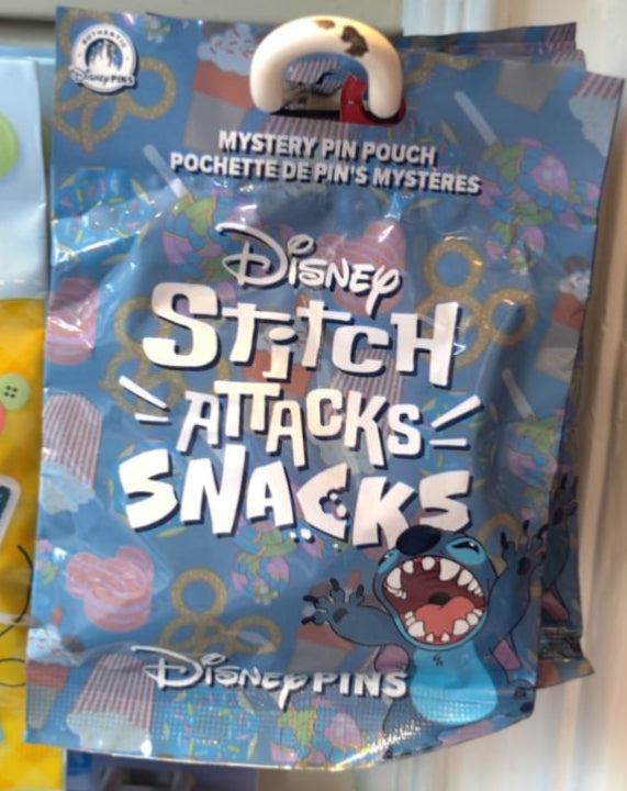 Stitch Attacks Snacks Mystery Pin Pouch