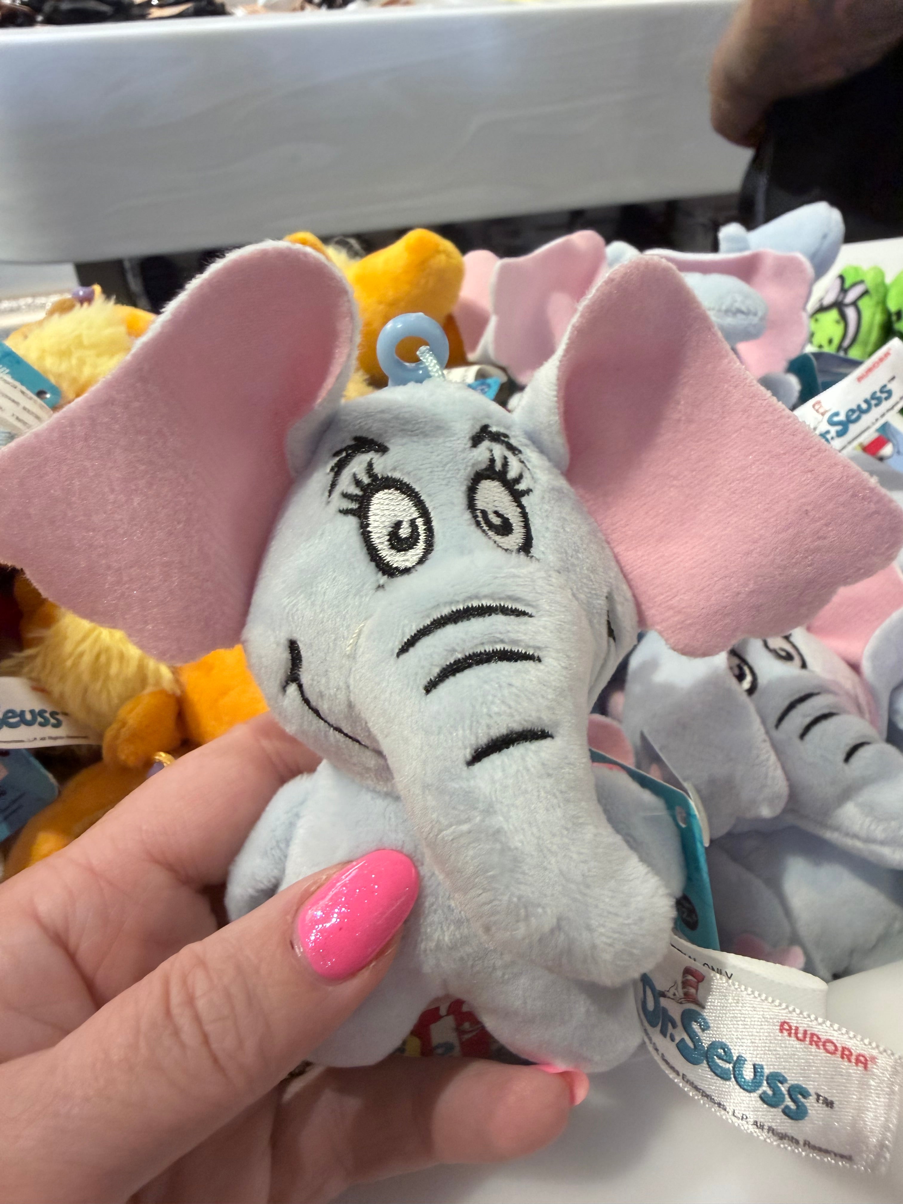 Dr Seuss Elephant Keychain Bag Charm