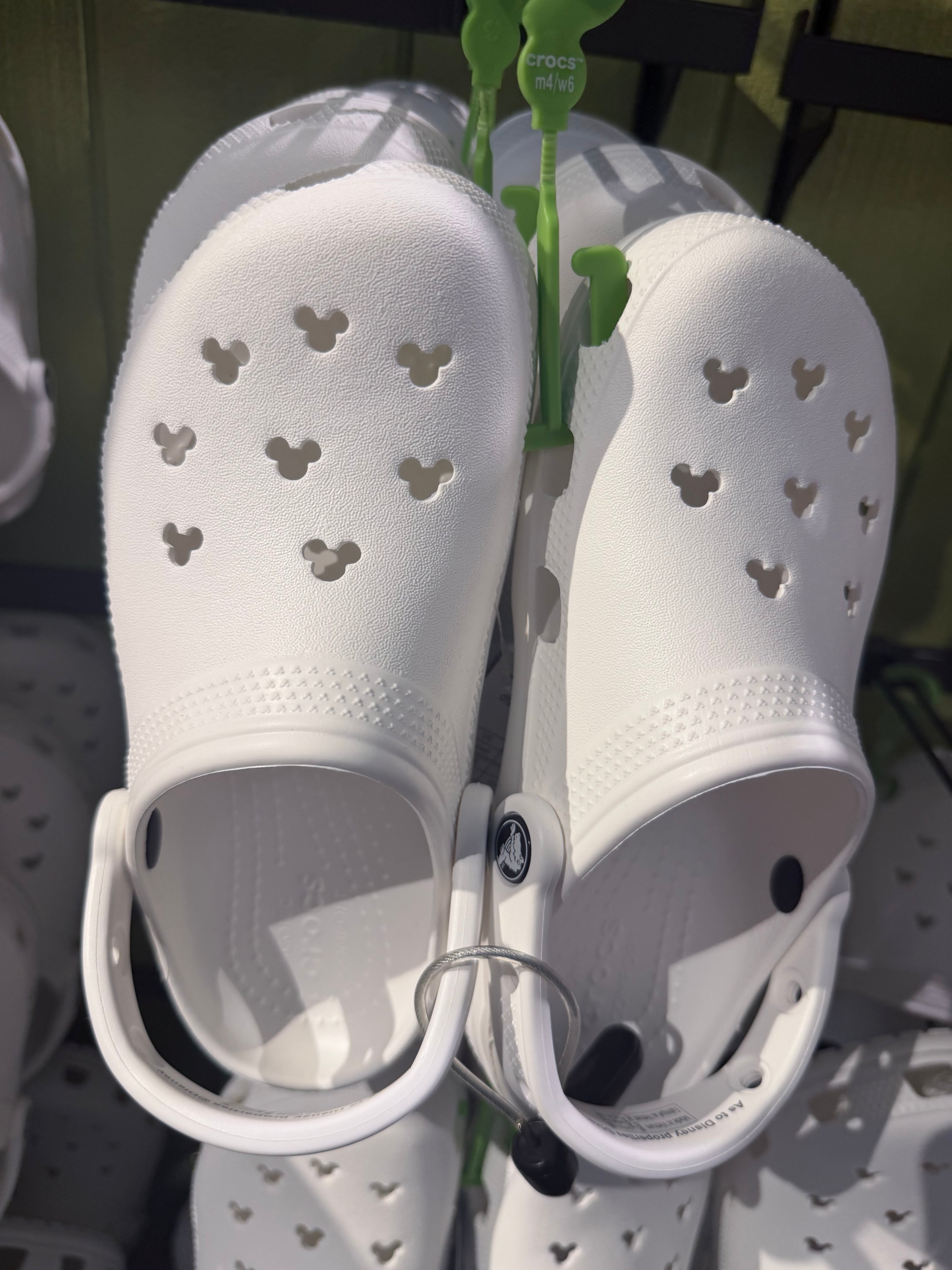 White Crocs