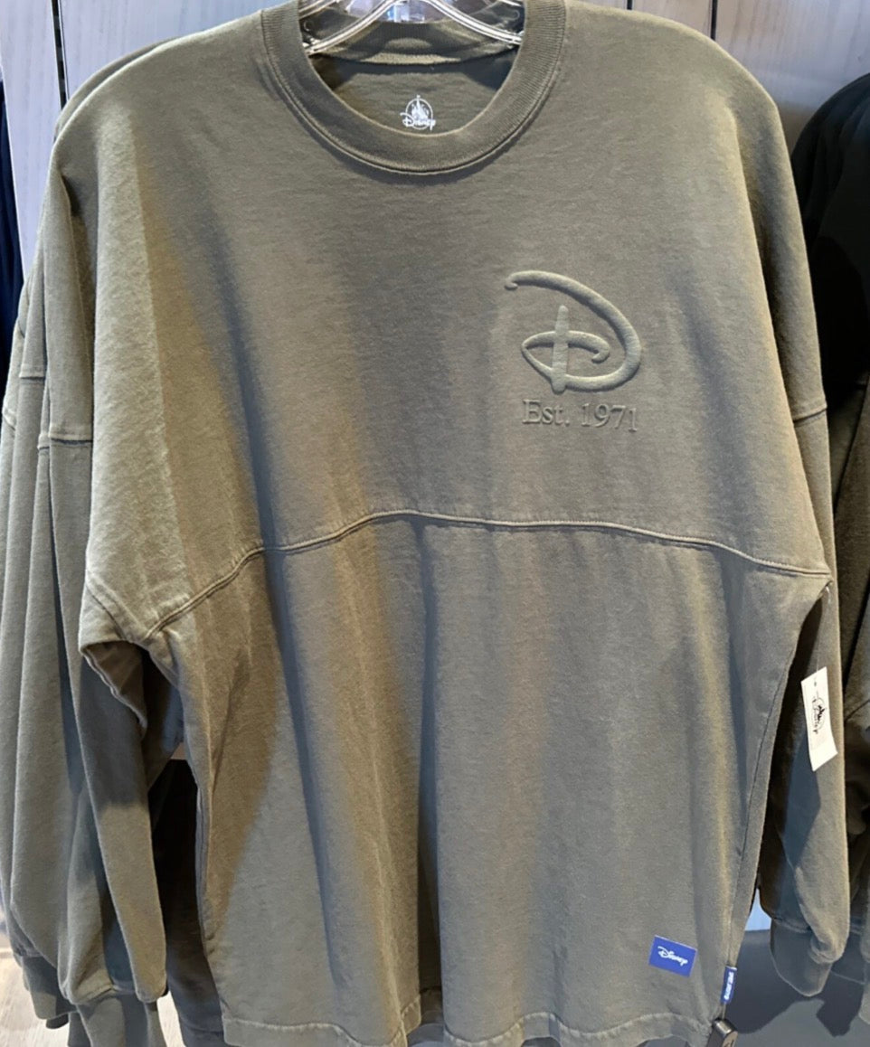Walt Disney World Army Green Spirit Jersey