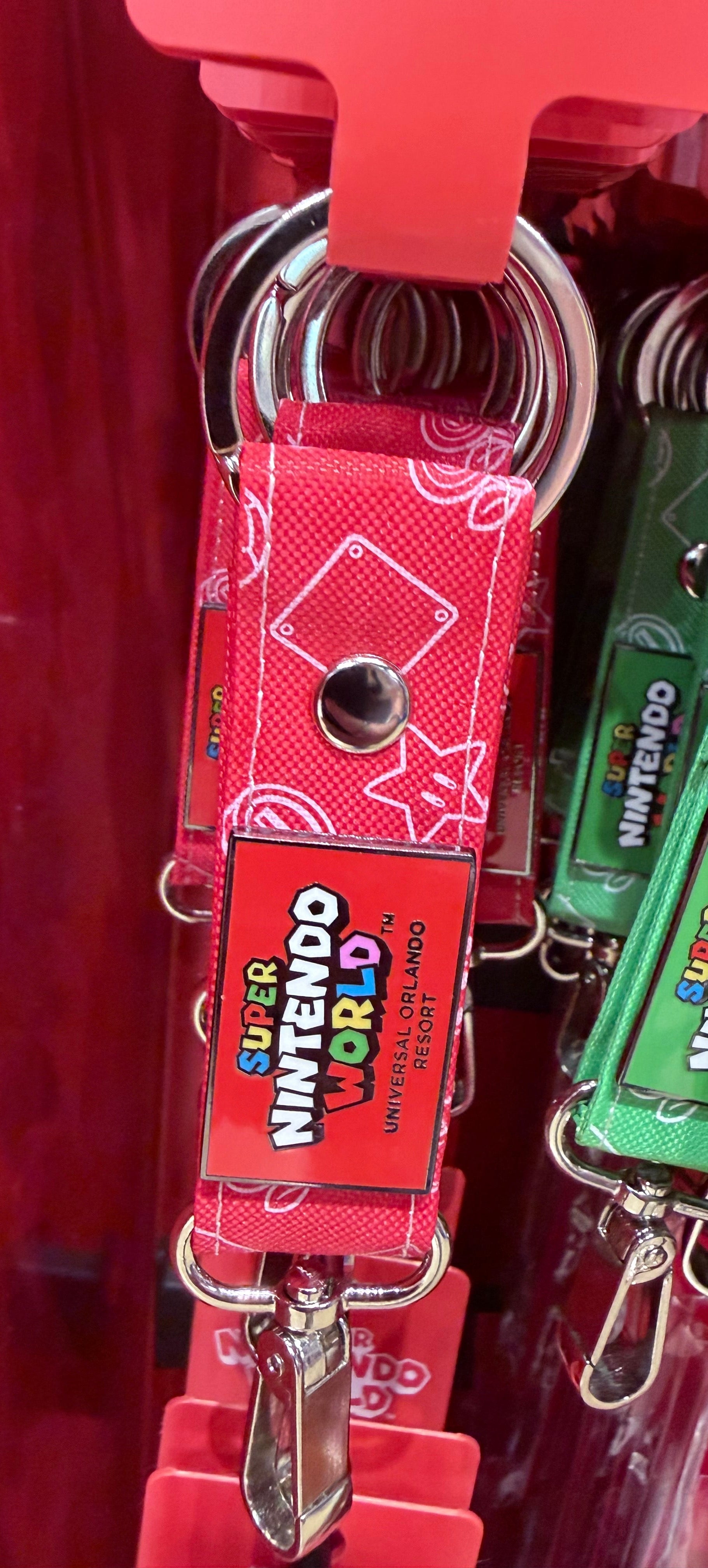 Super Nintendo World Strap Keyring