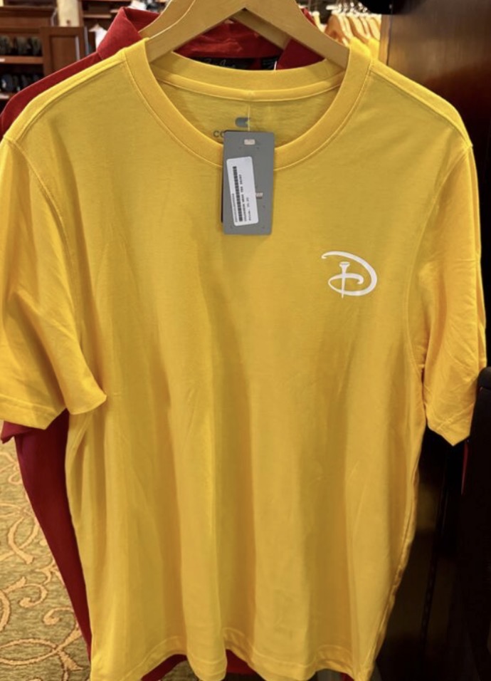 Walt Disney World Yellow Golf T-Shirt