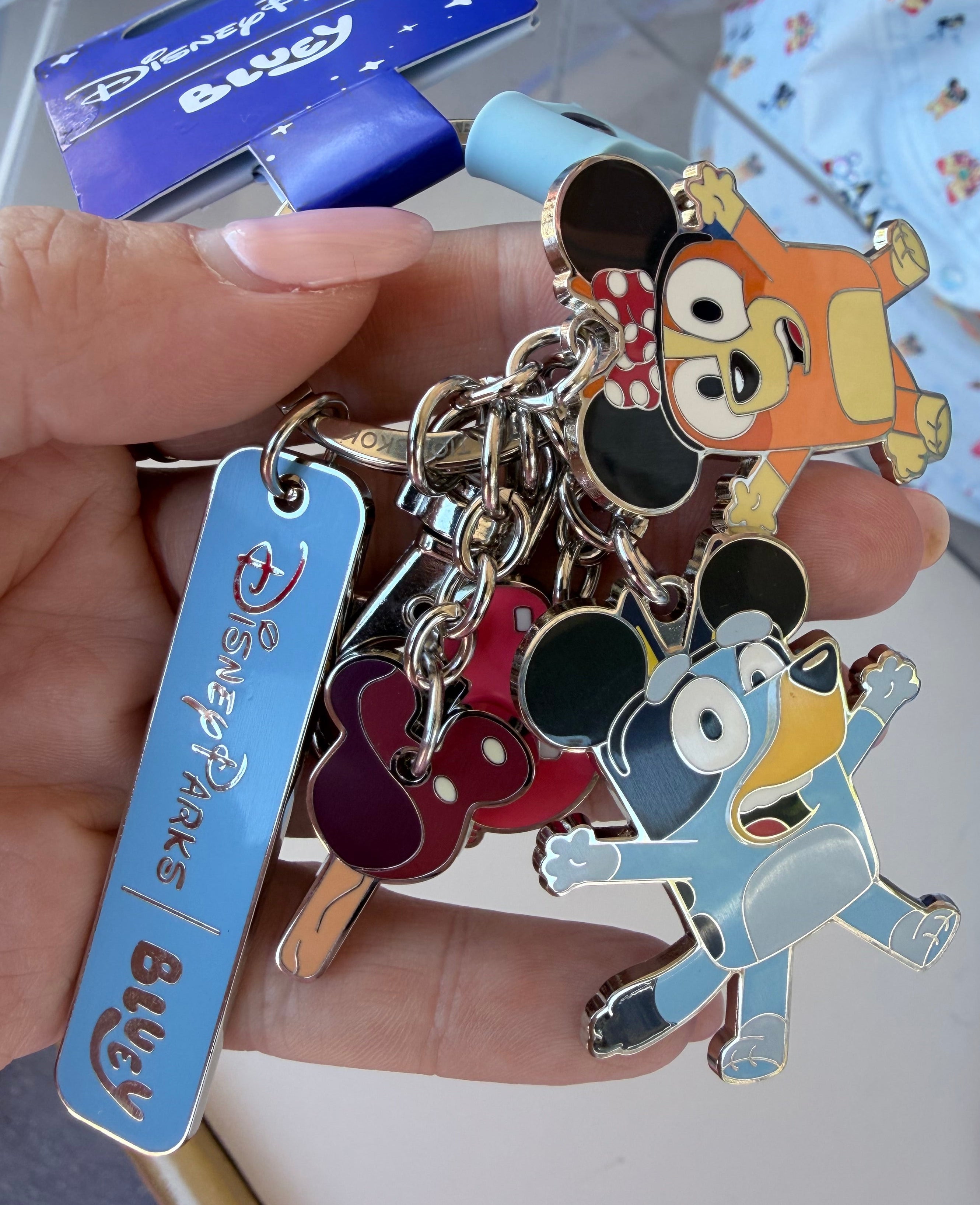 Disney Parks Bluey Keyring