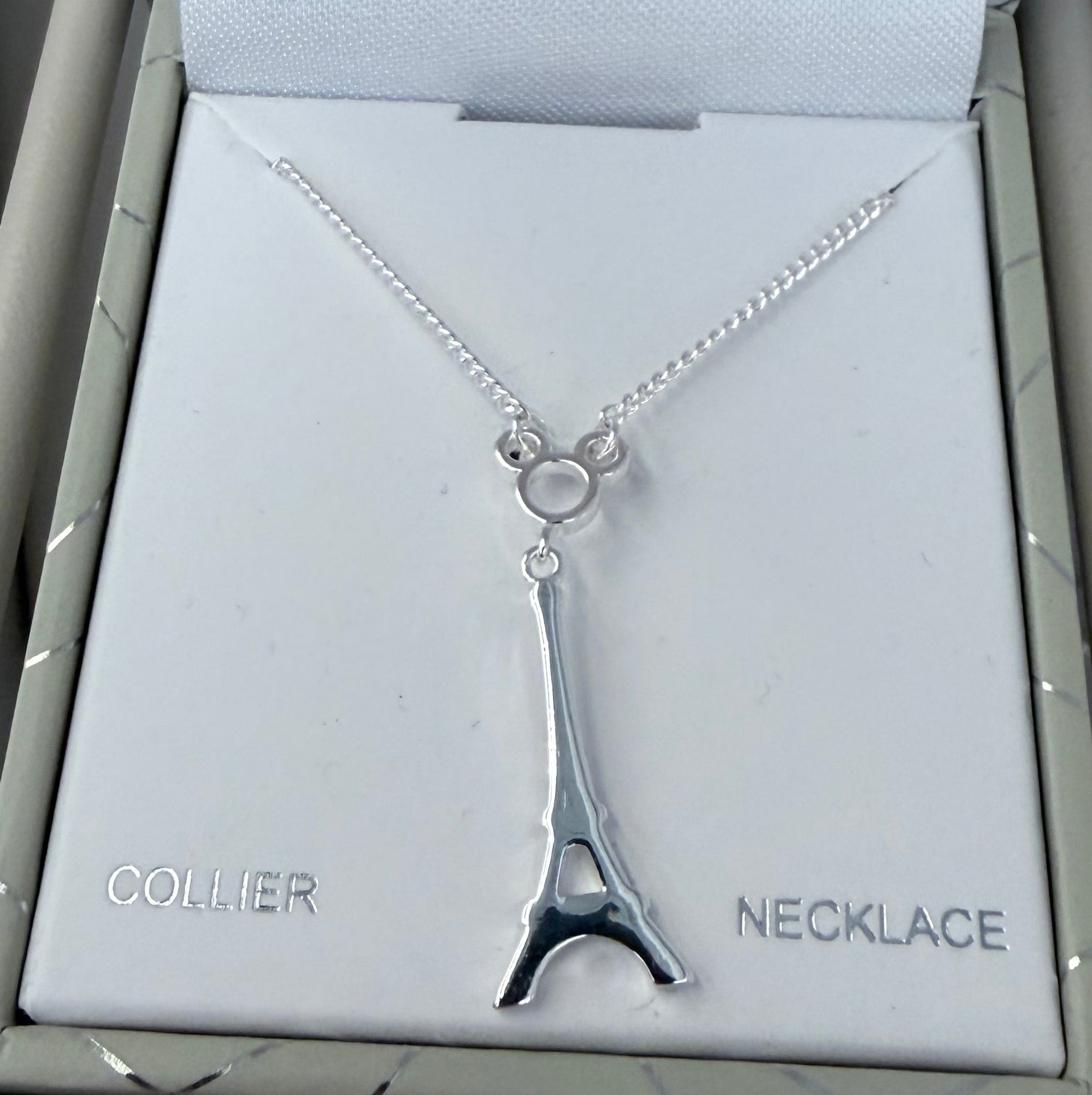 Mickey Eiffel Tower Necklace
