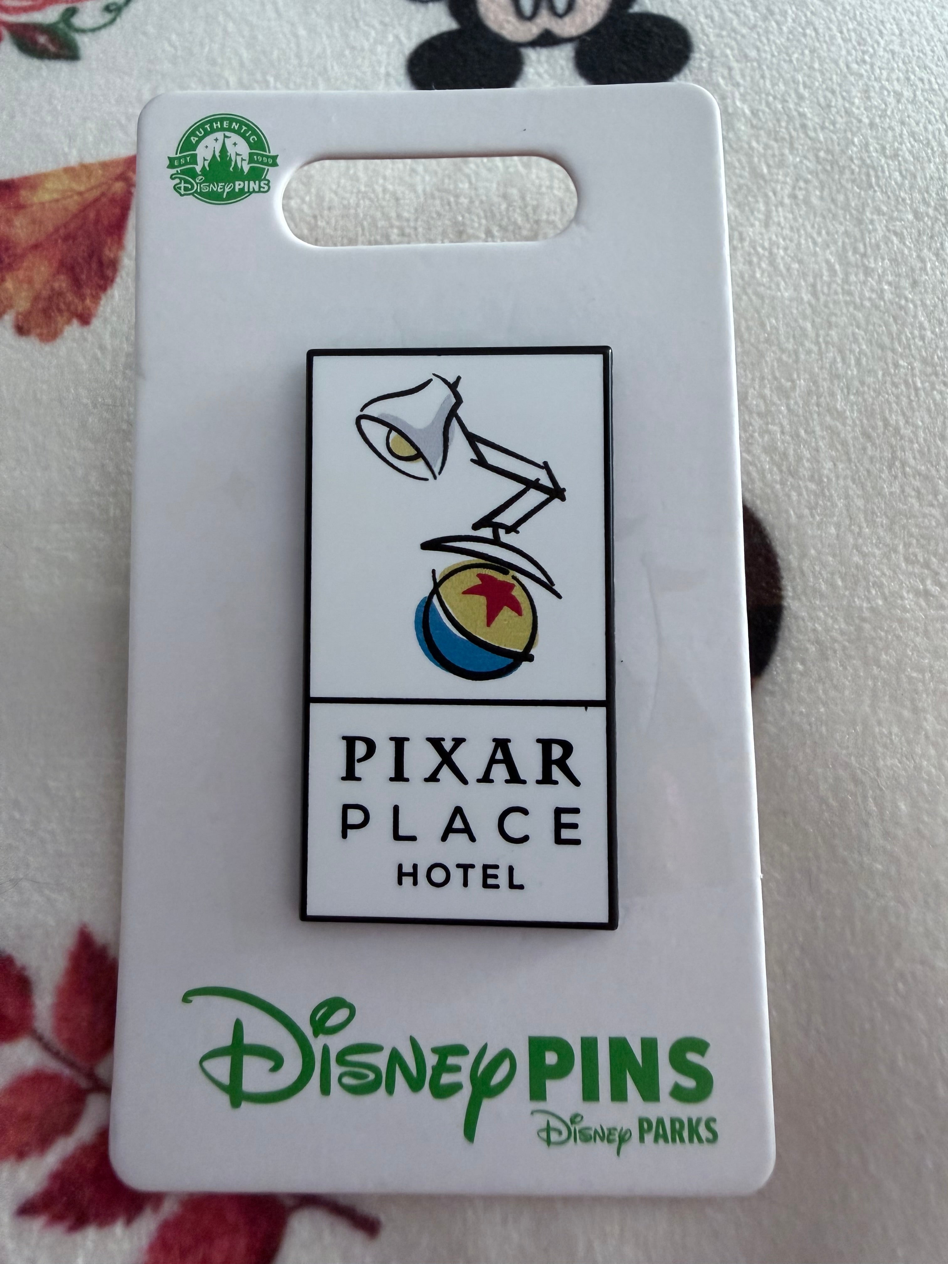 Pixar Place Hotel Pin