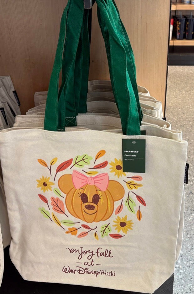 Starbucks Walt Disney World Fall Tote Bag