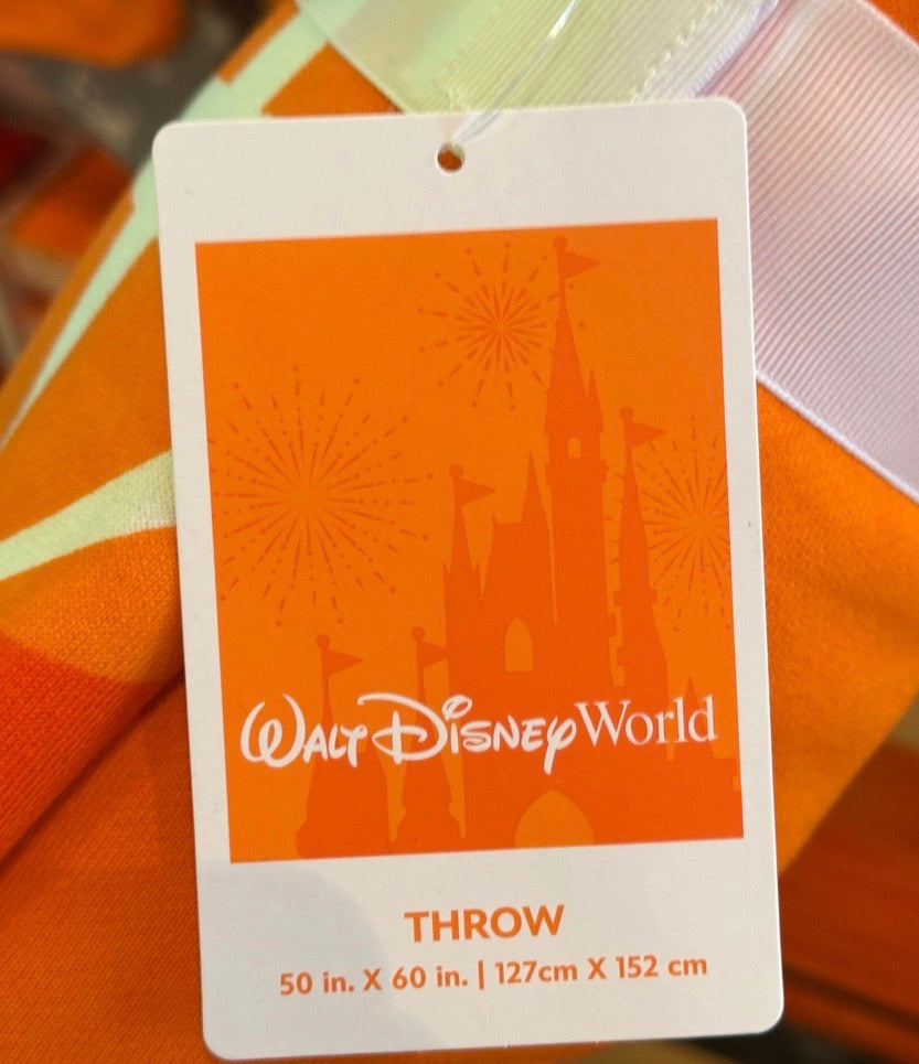 Walt Disney World Logo Mania Throw Blanket - Different (6) Colours Available