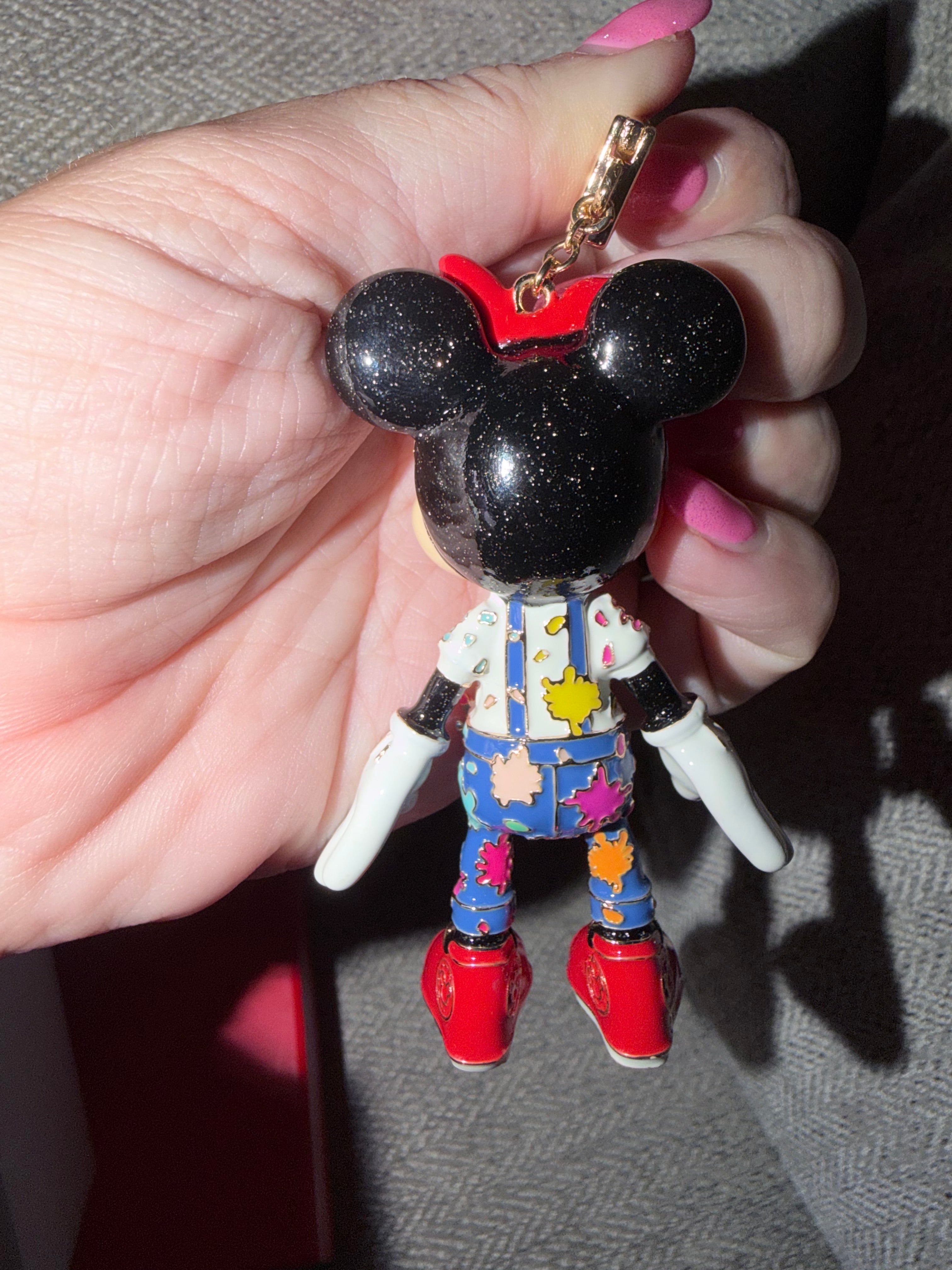 Minnie Artist Baublebar Bag Charm