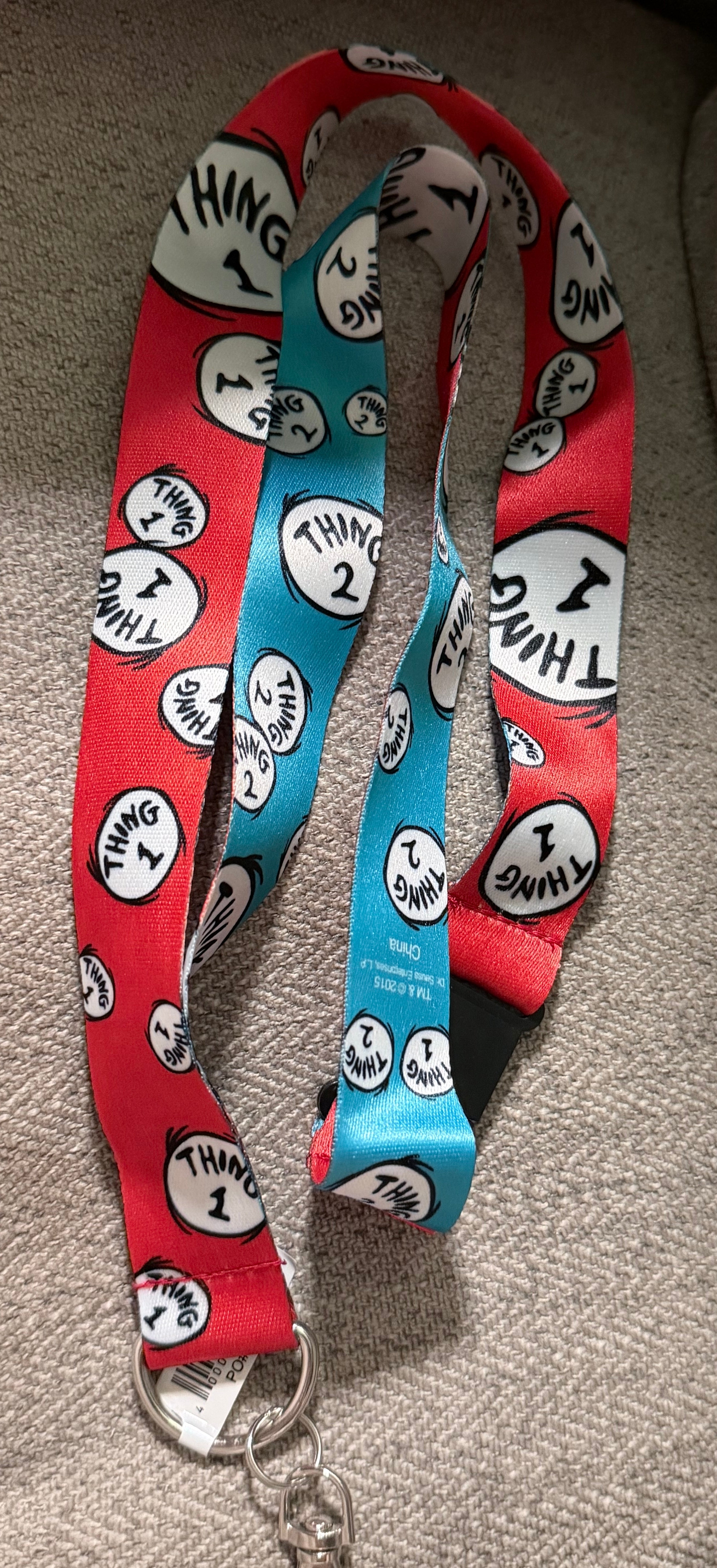 Thing 1, Thing 2 Lanyard