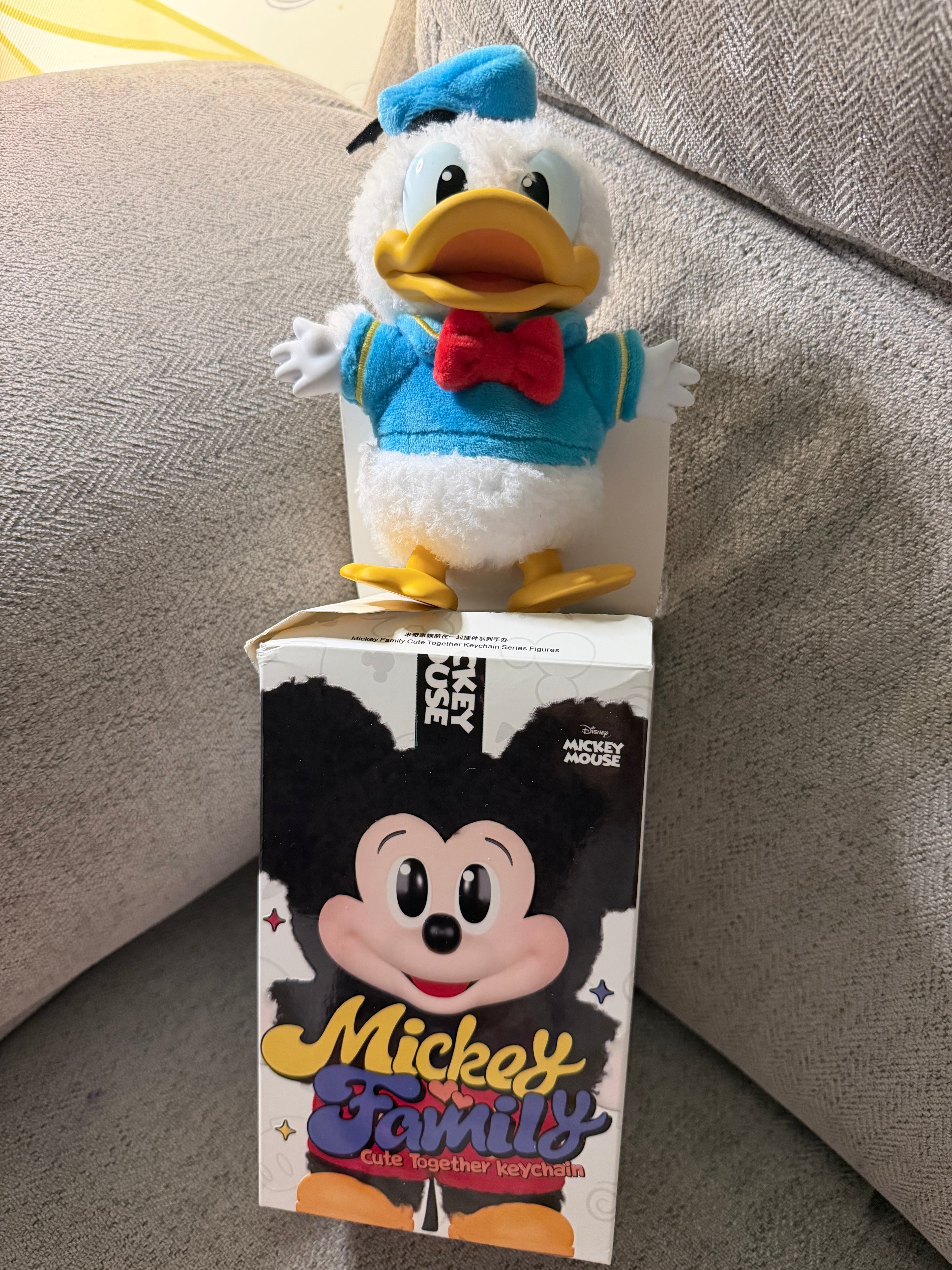 Mickey Family Cute Together Keychain Series Figures - Donald