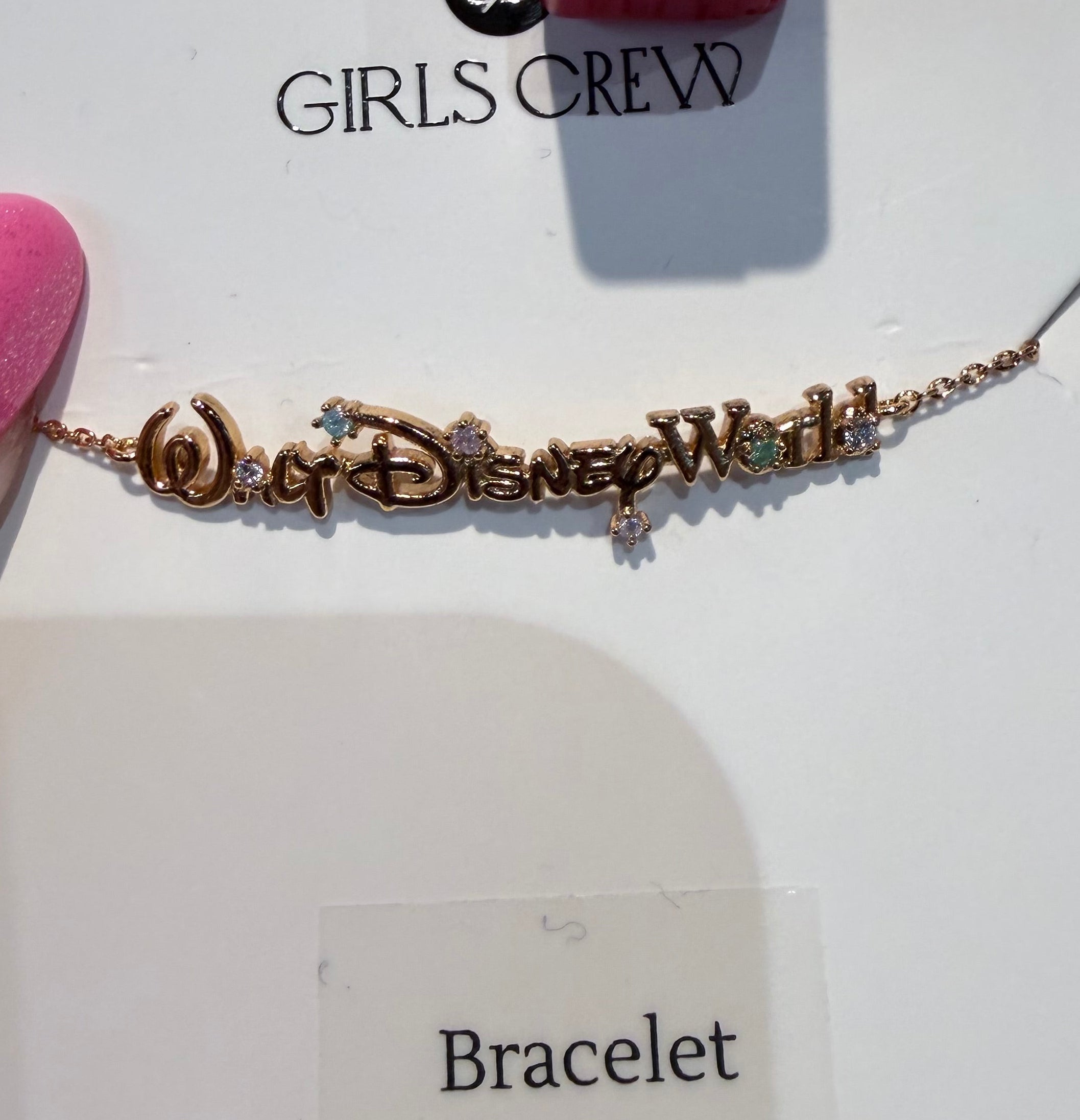 Disney Parks Girls Crew Walt Disney World Bracelet