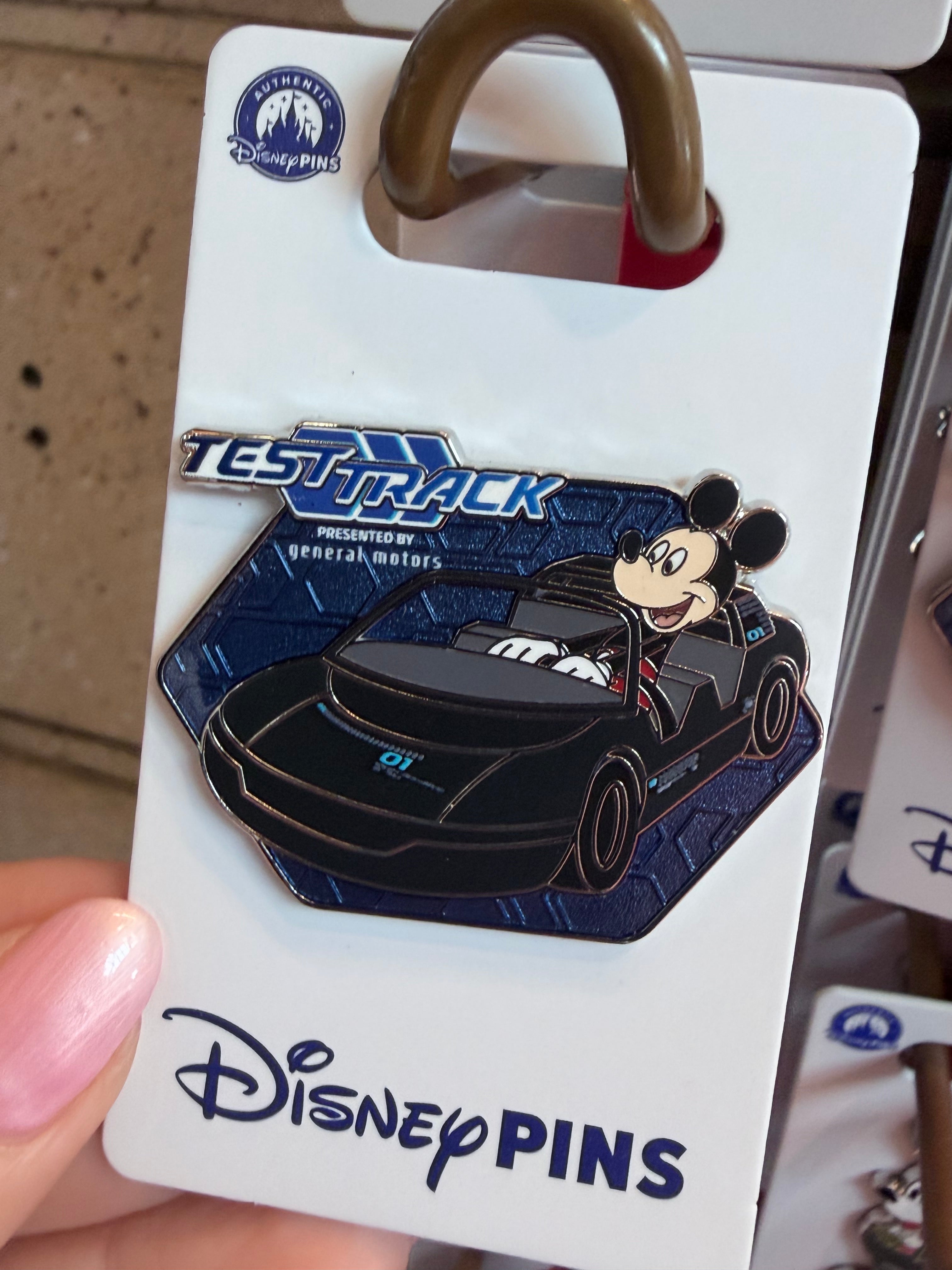Test Track Pin