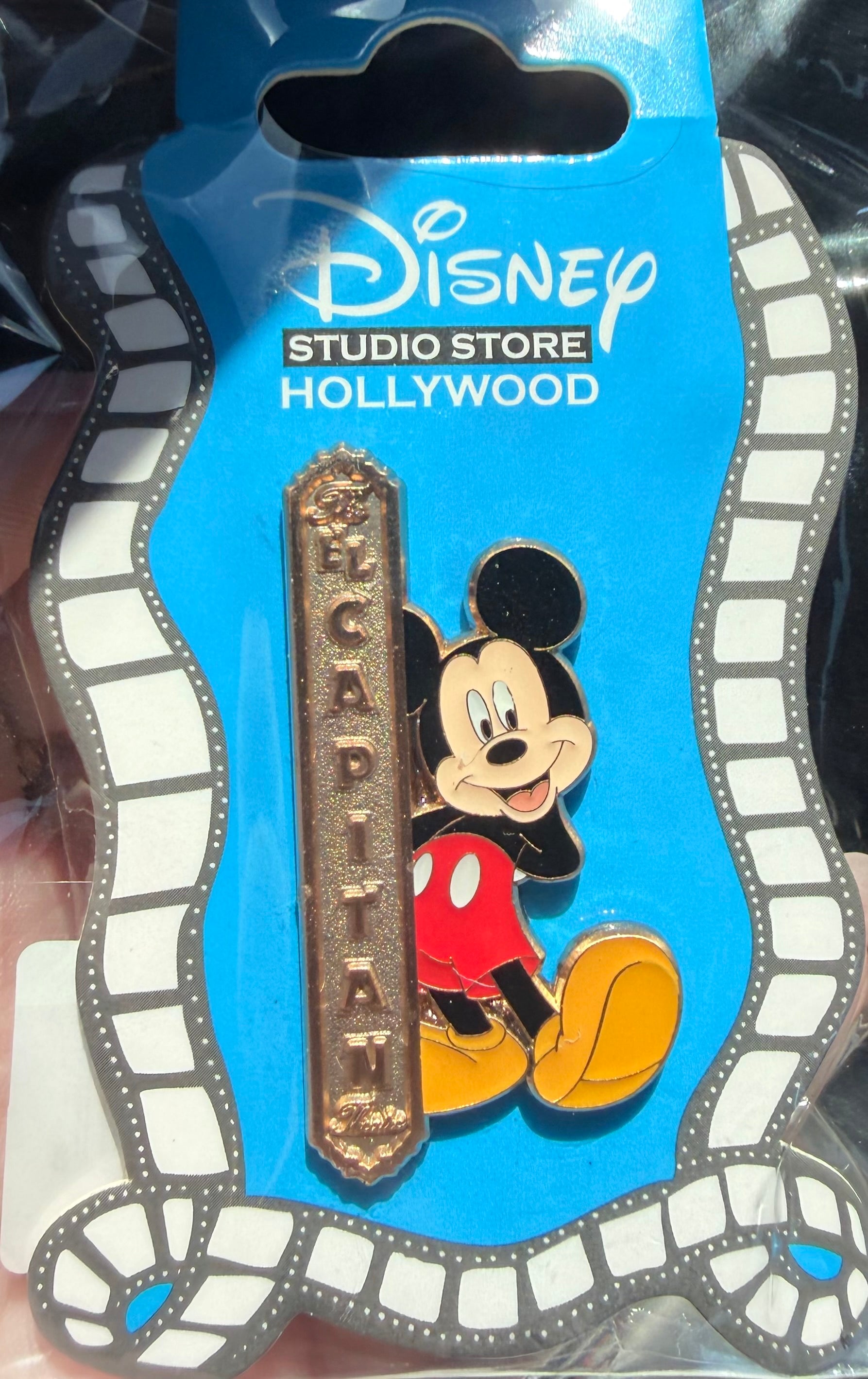 Disney Studio Store Hollywood Mickey The El Capitan Theatre Sign Pin