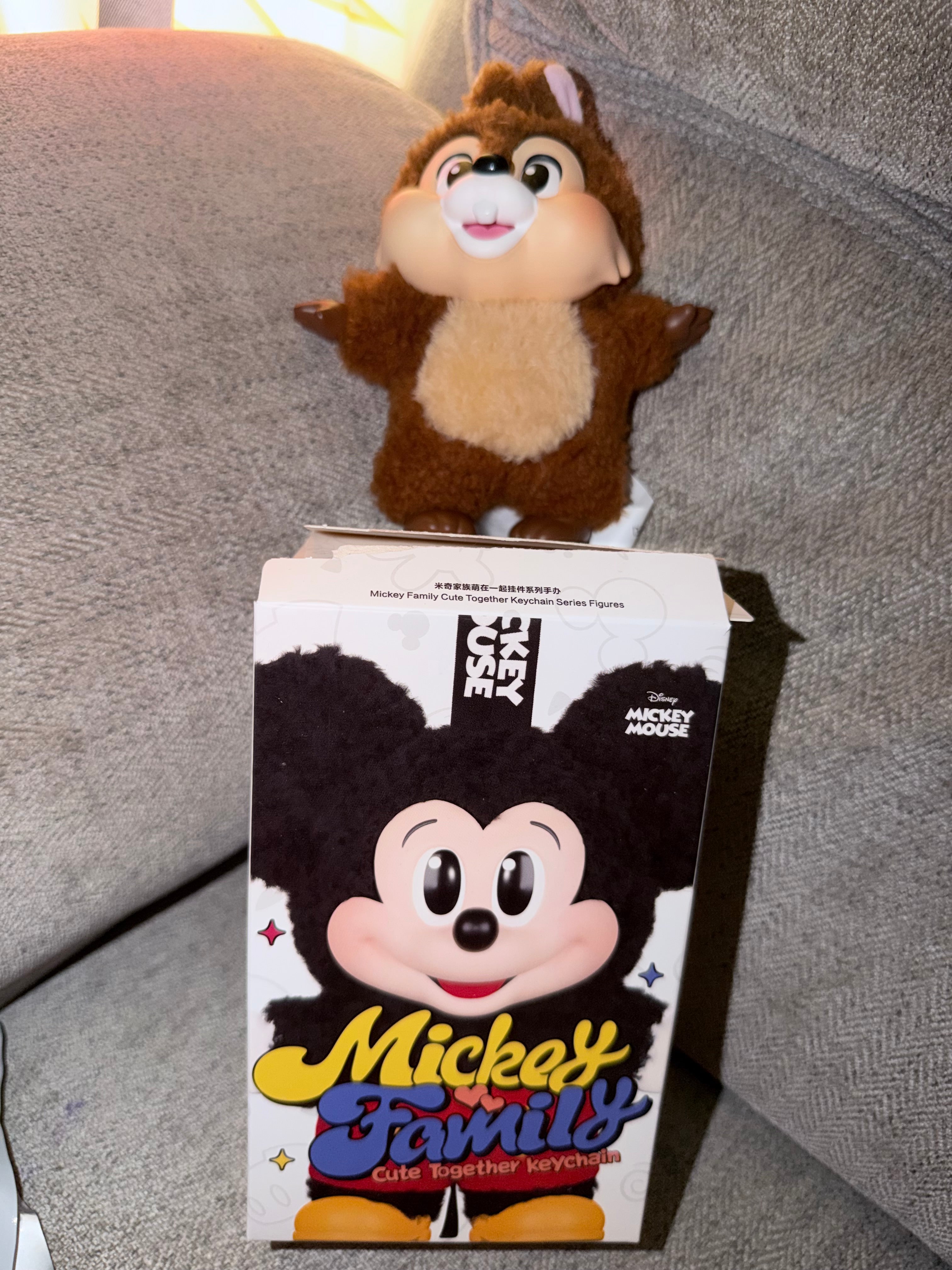 Mickey Family Cute Together Keychain Series Figures - Chip