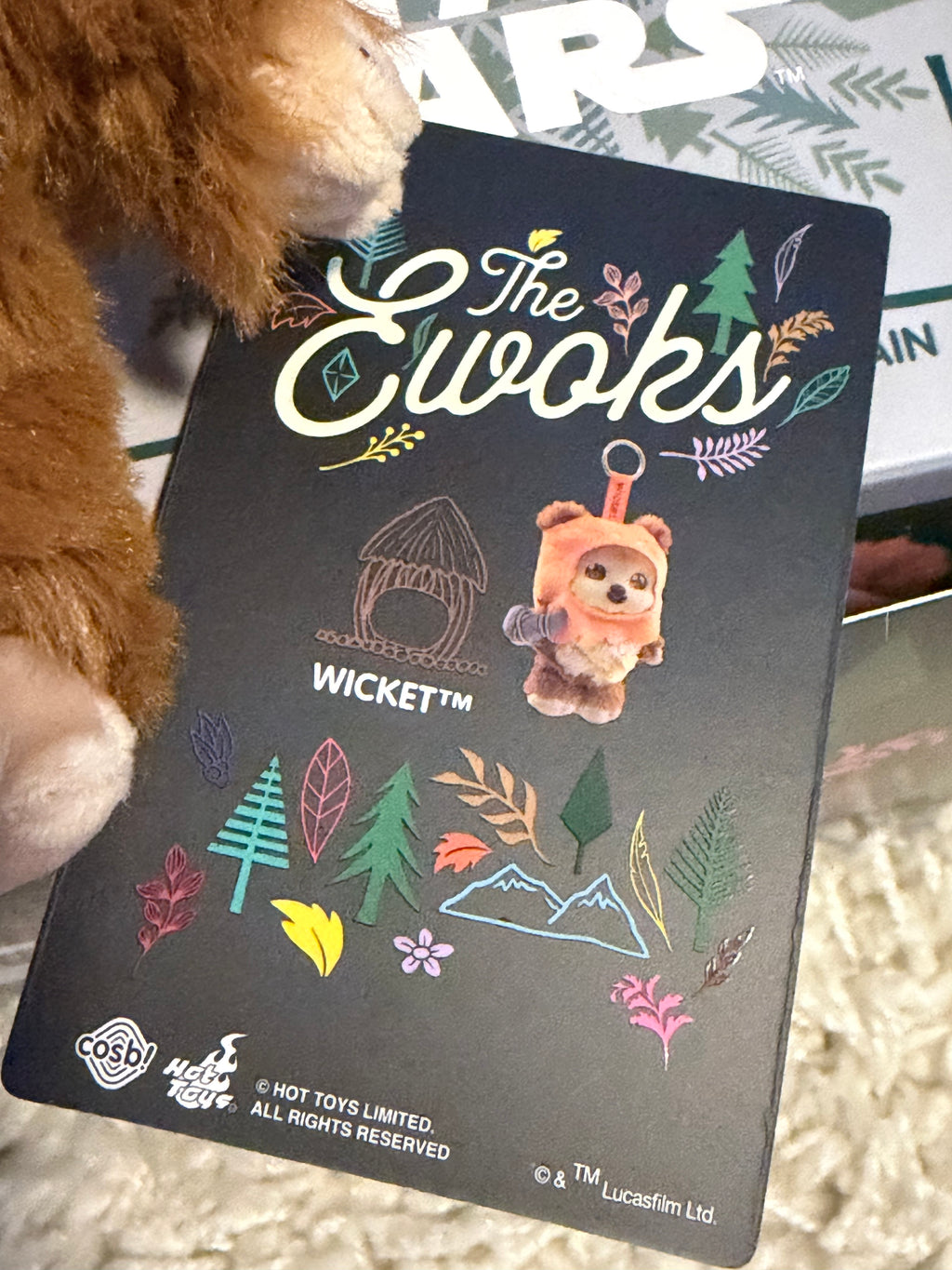 Ewok Cosbi Plush Keychain Series 2 - WICKET