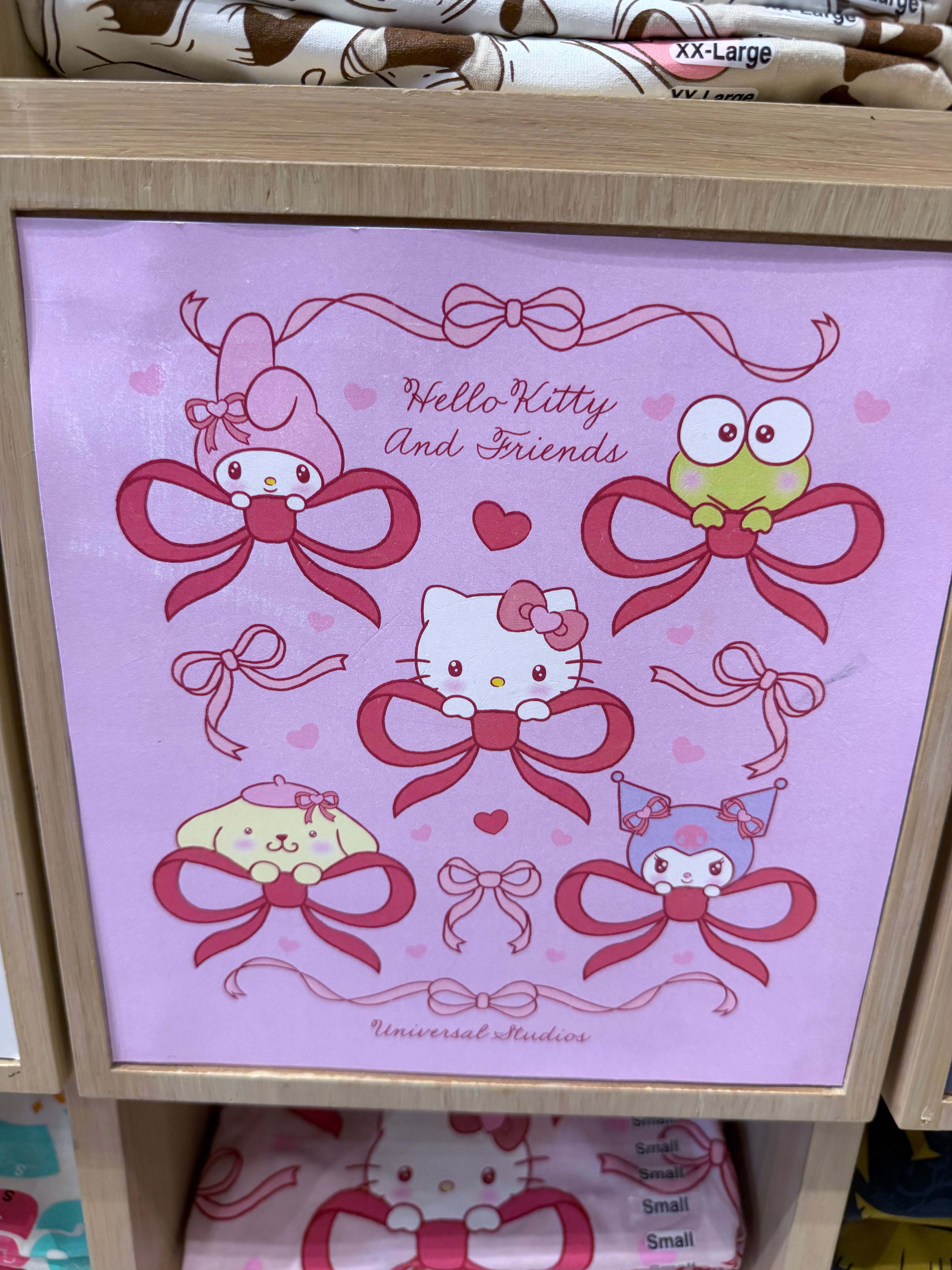Pink Hello Kitty and Friends Universal Studios Bow T Shirt
