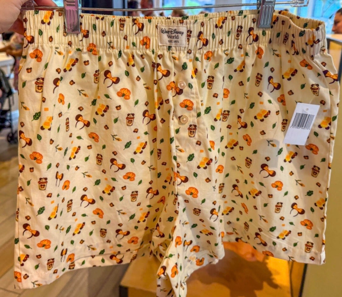 Fall Themed Loungewear Shorts