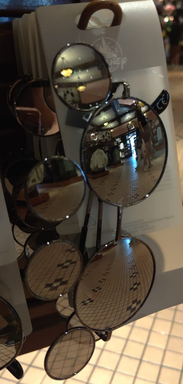 Mickey Head Ear Sunglasses Pink, Black Mirror and Smoke