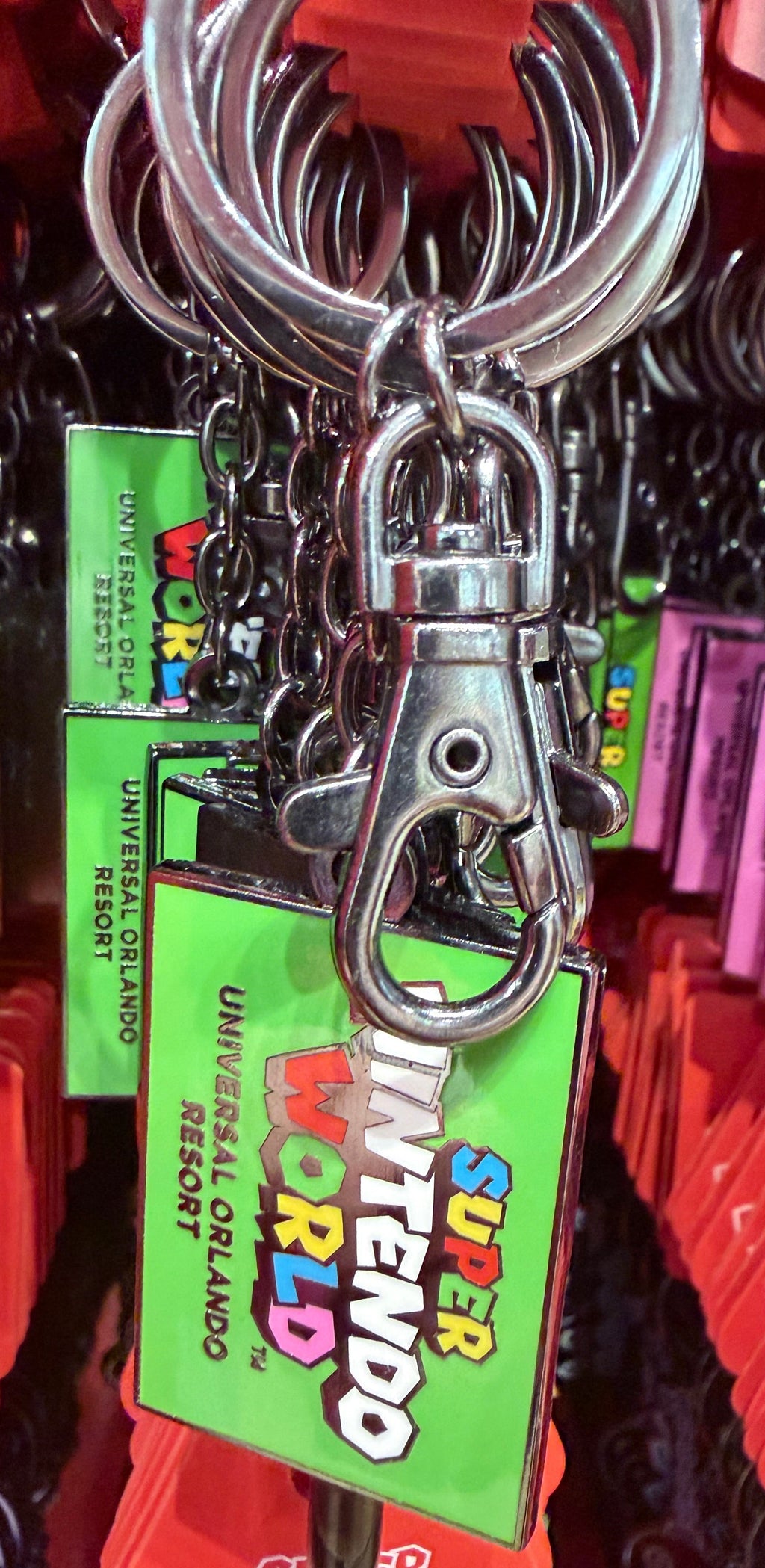Super Nintendo World Keyring
