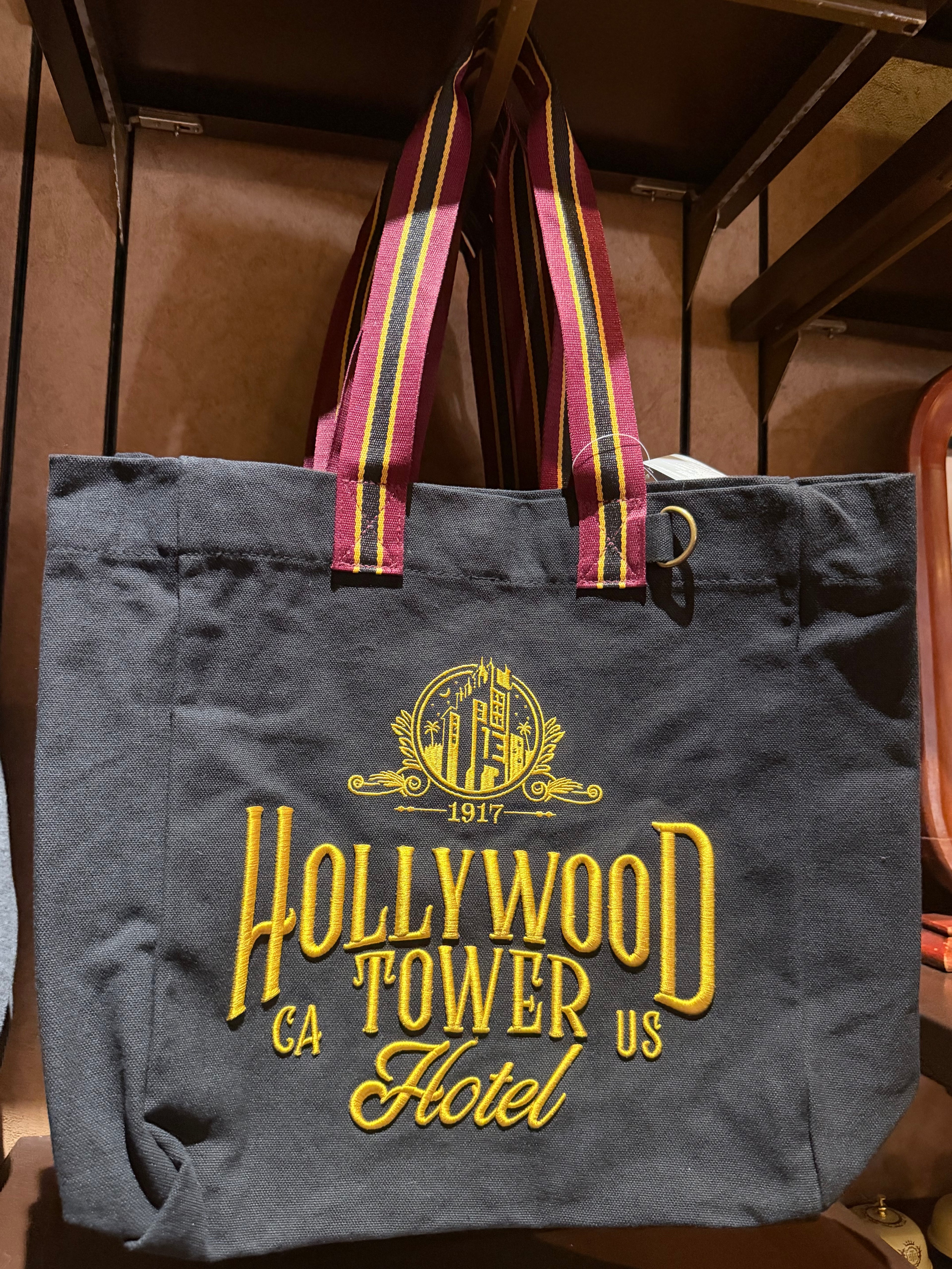 Hollywood Tower Hotel Tote Bag