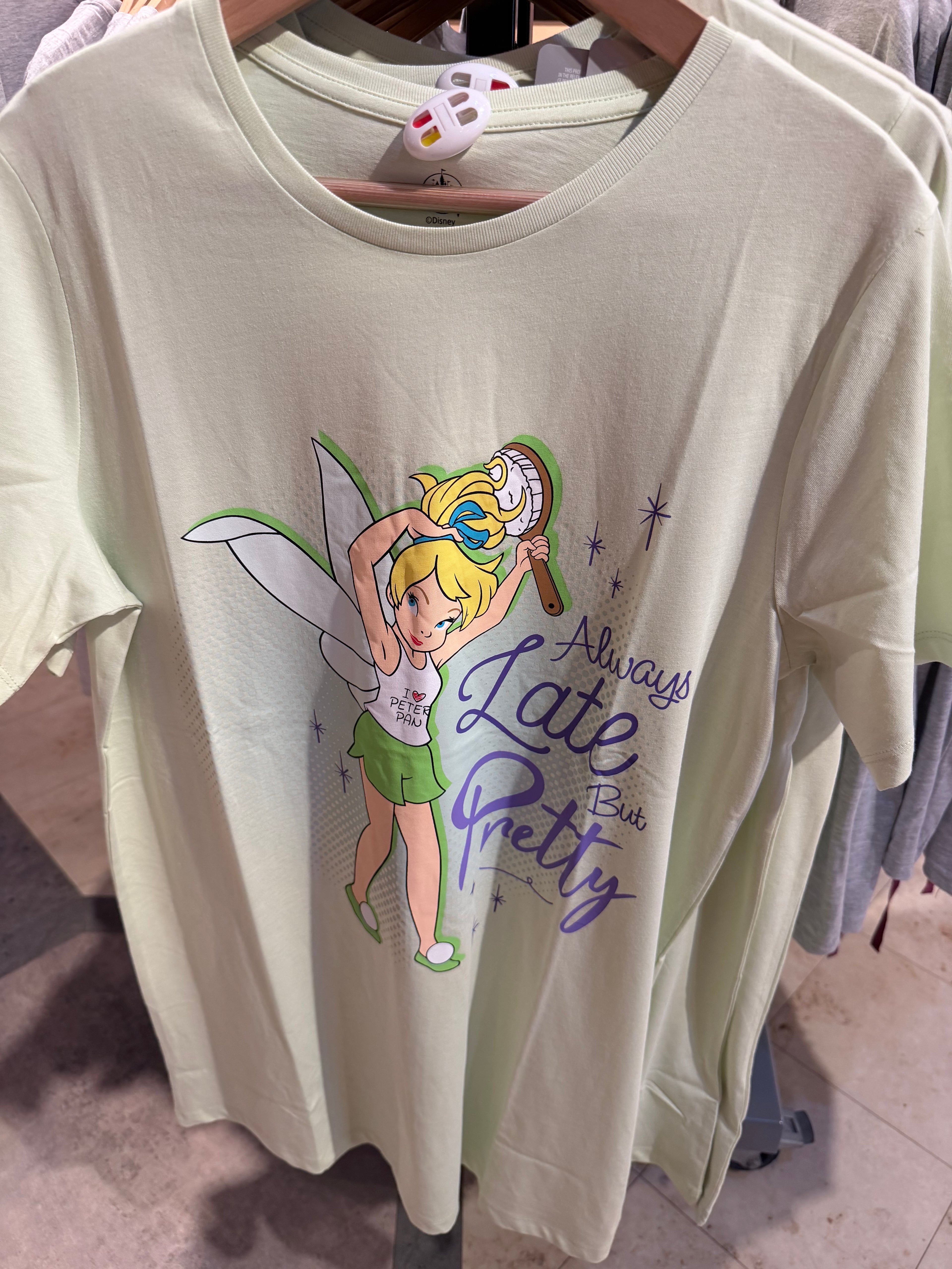 Morning/Nightshirt T-Shirt - 2 Characters Available (Tinkerbell, Minnie)