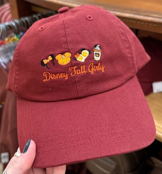 “Disney Fall Girly” Baseball Cap