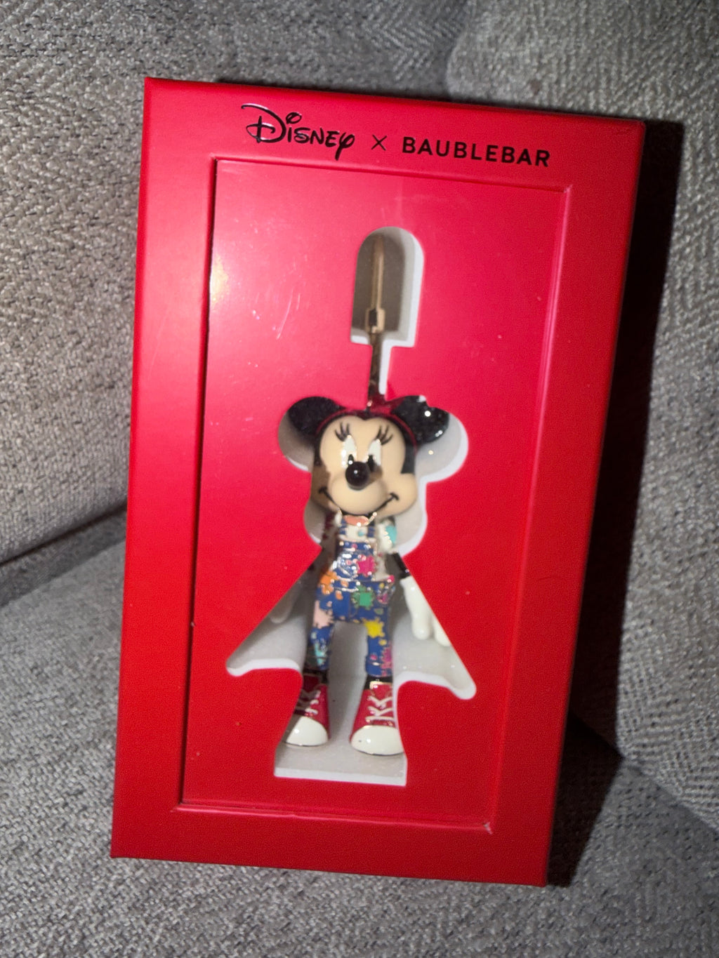 Minnie Artist Baublebar Bag Charm