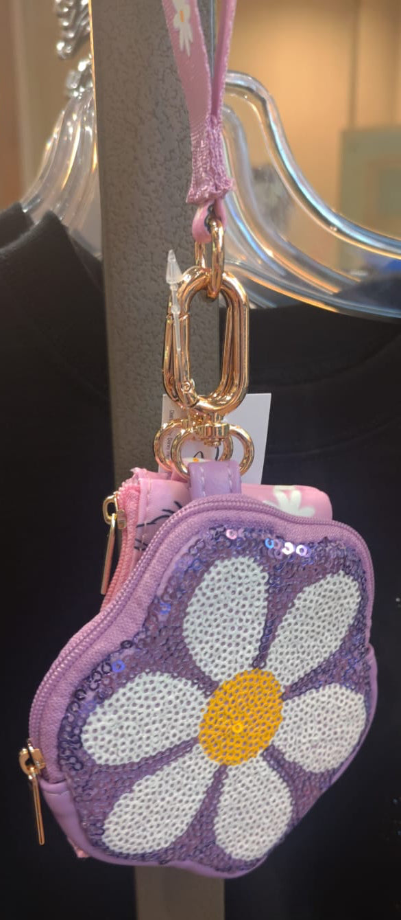 Daisy Duck Coin Purse With Wrist Strap
