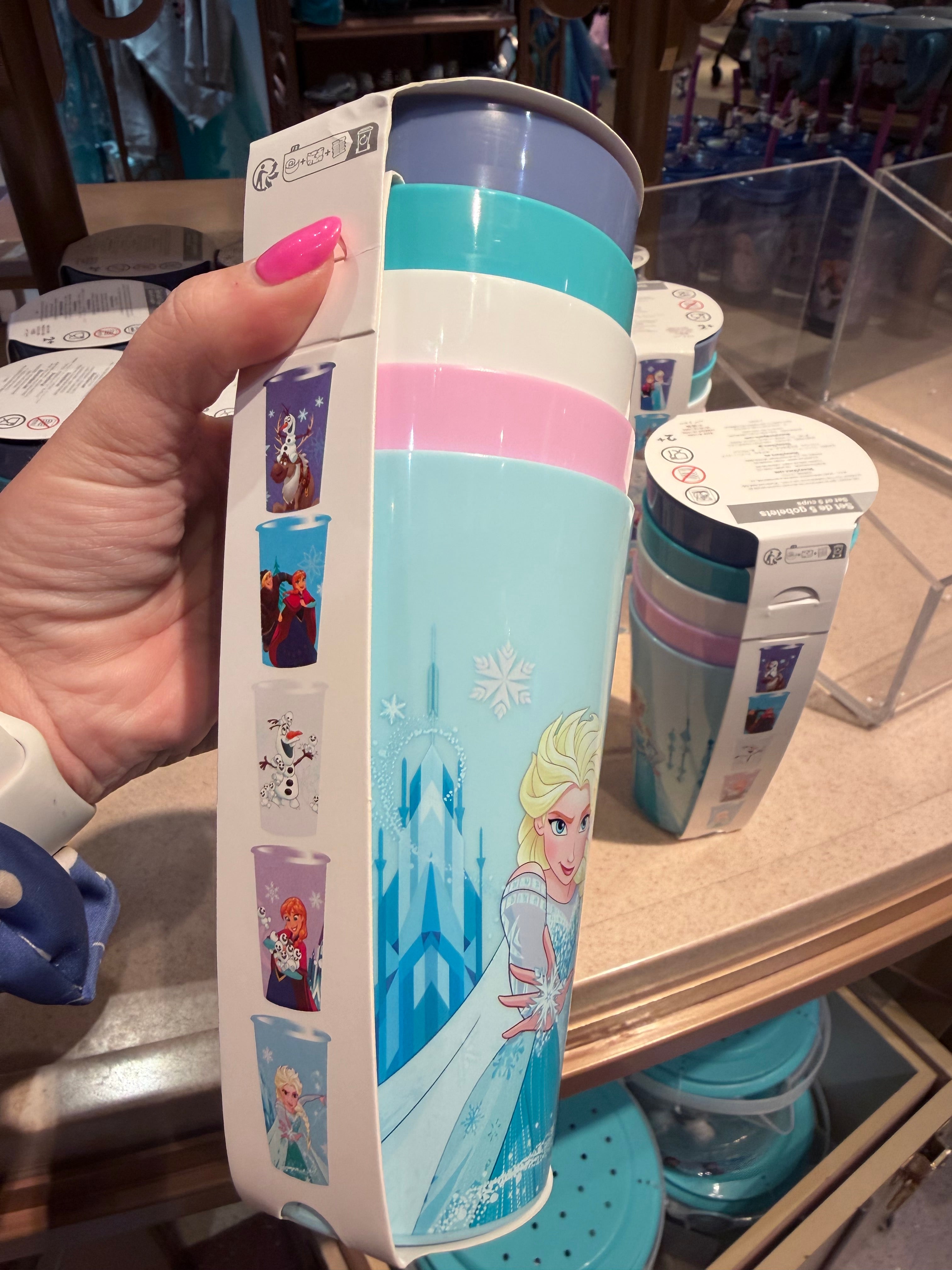 Frozen Set Of 5 Plastic Tumblers