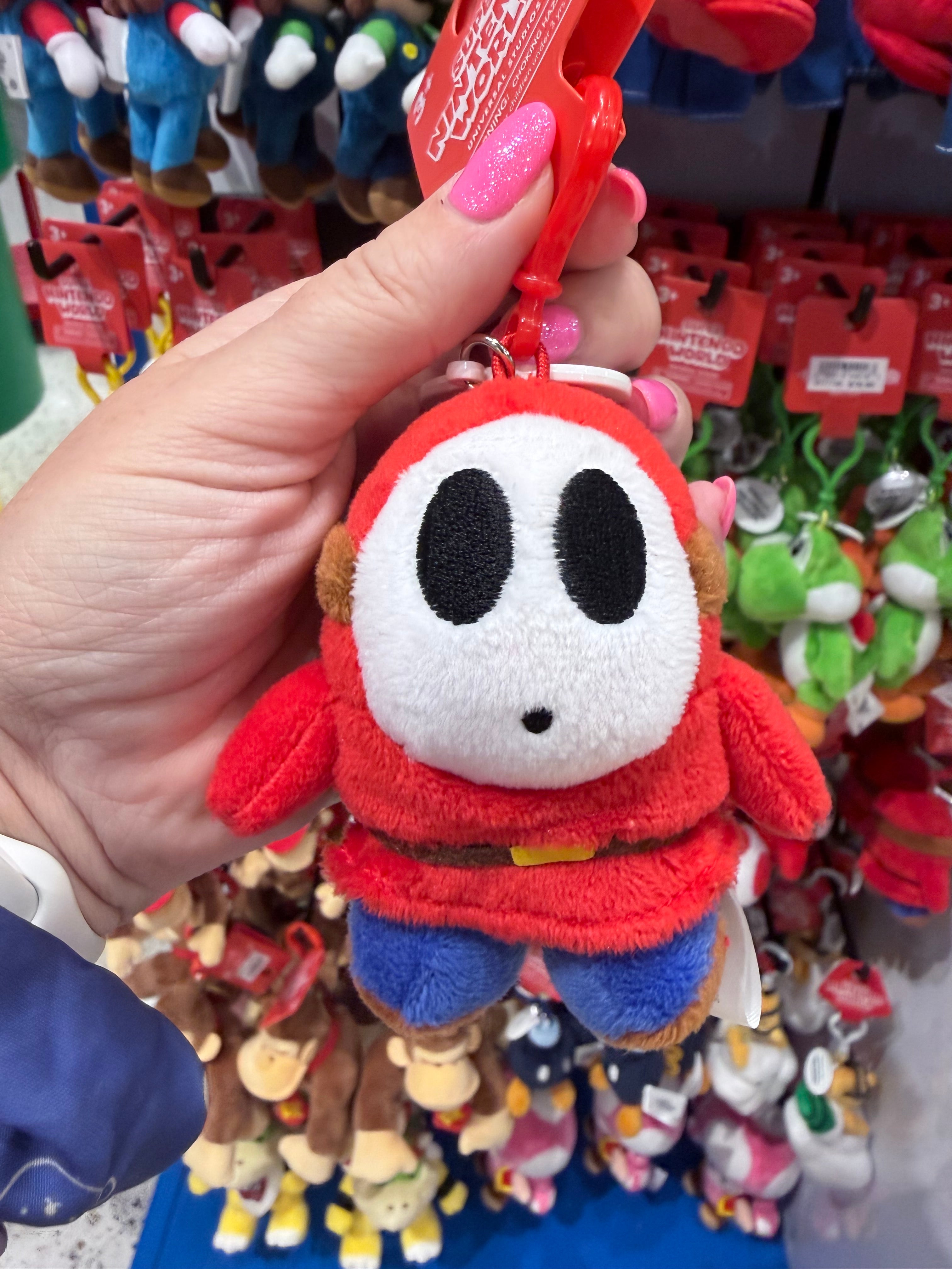 Super Nintendo World Plush Keychain