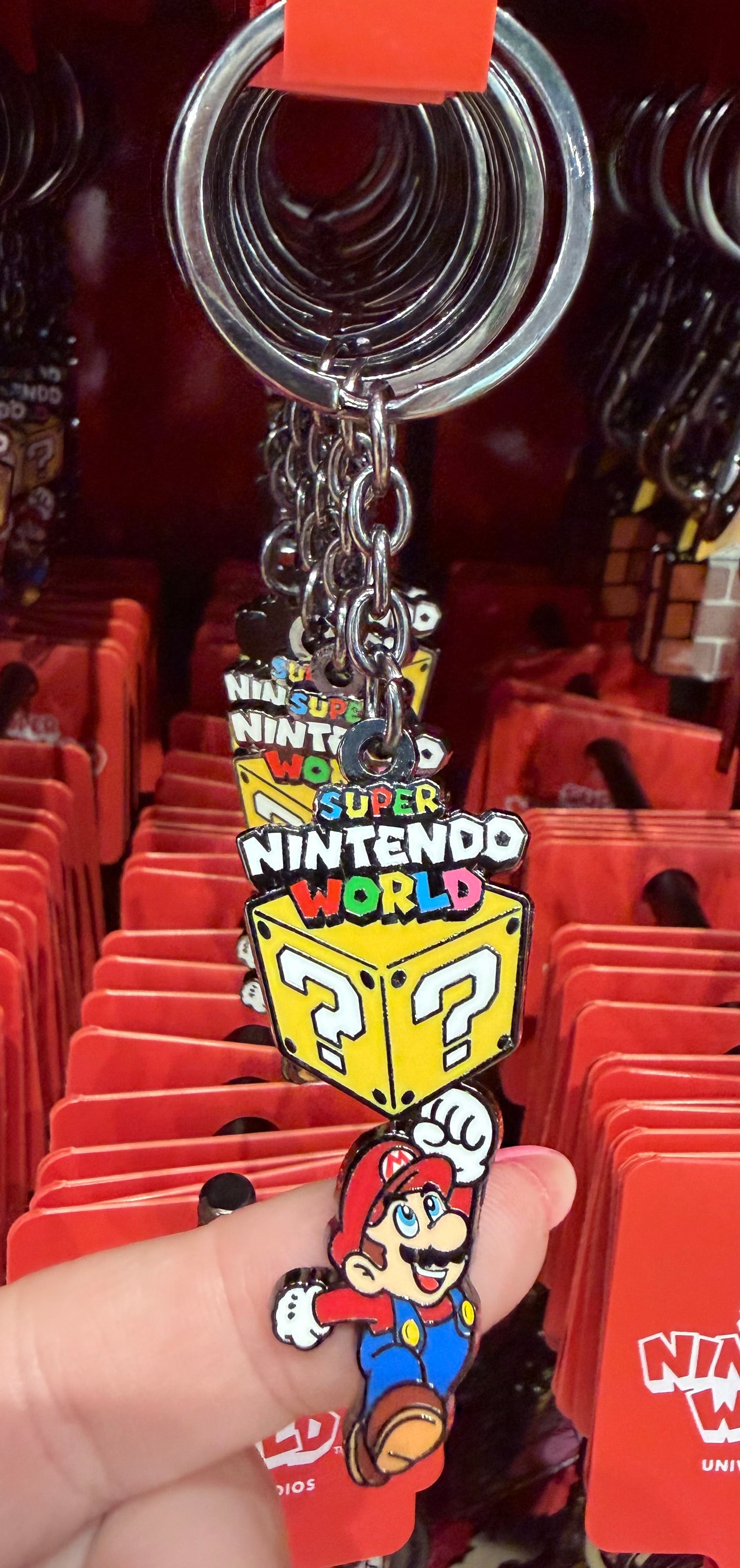 Super Nintendo World Character Keyring
