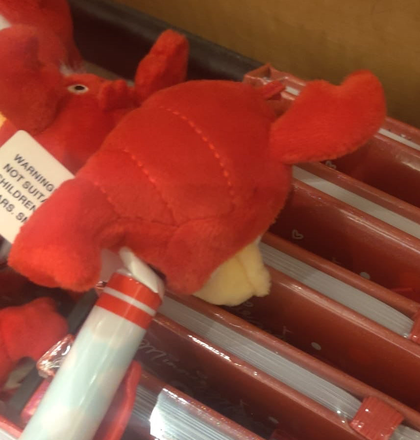 Lobster Donald Duck Plush Pen