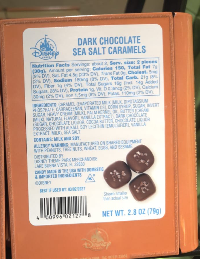 Cinderella Dark Chocolate Sea Salt Caramels