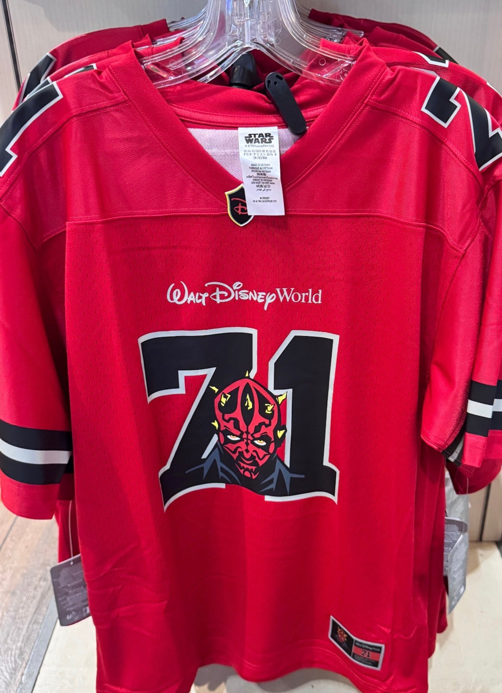 Walt Disney World Darth Maul Jersey