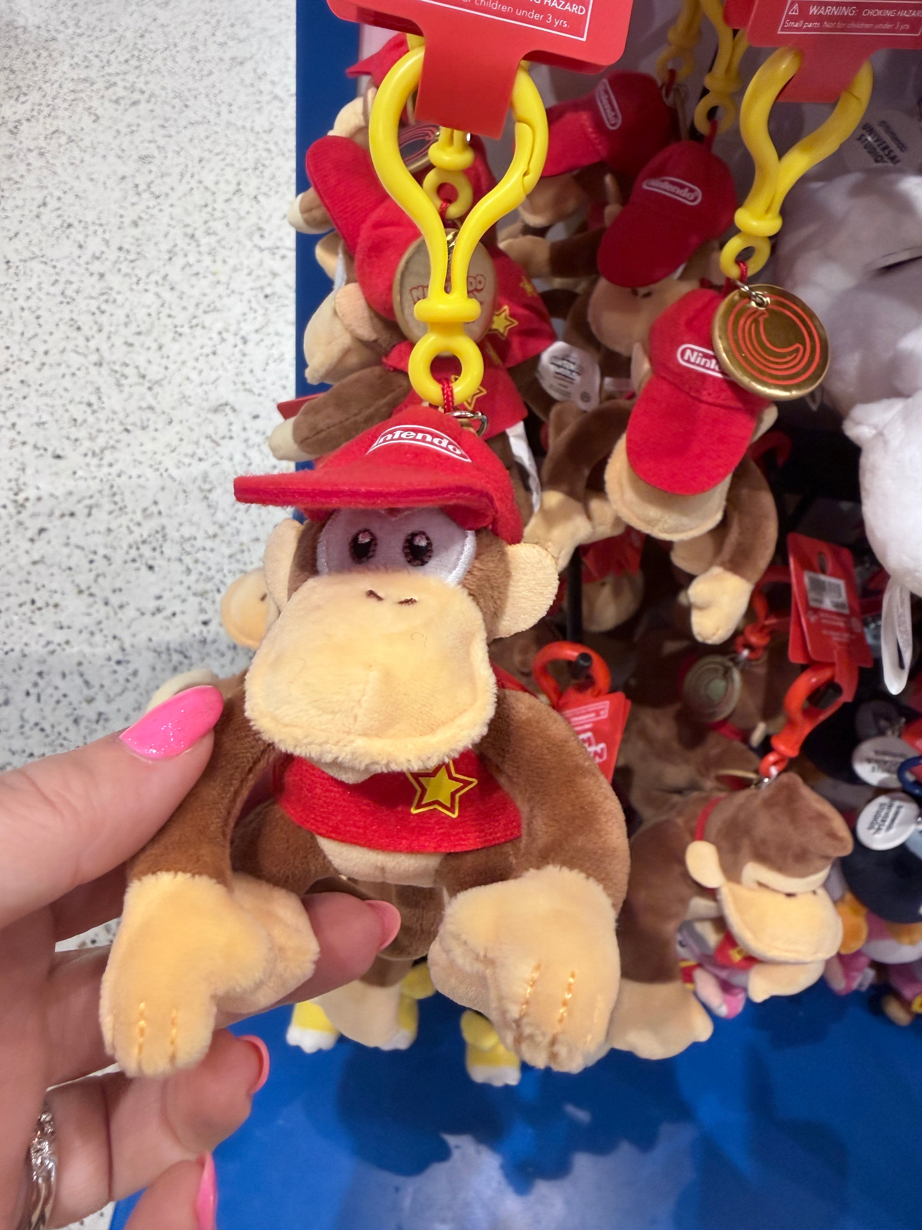Super Nintendo World Plush Keychain