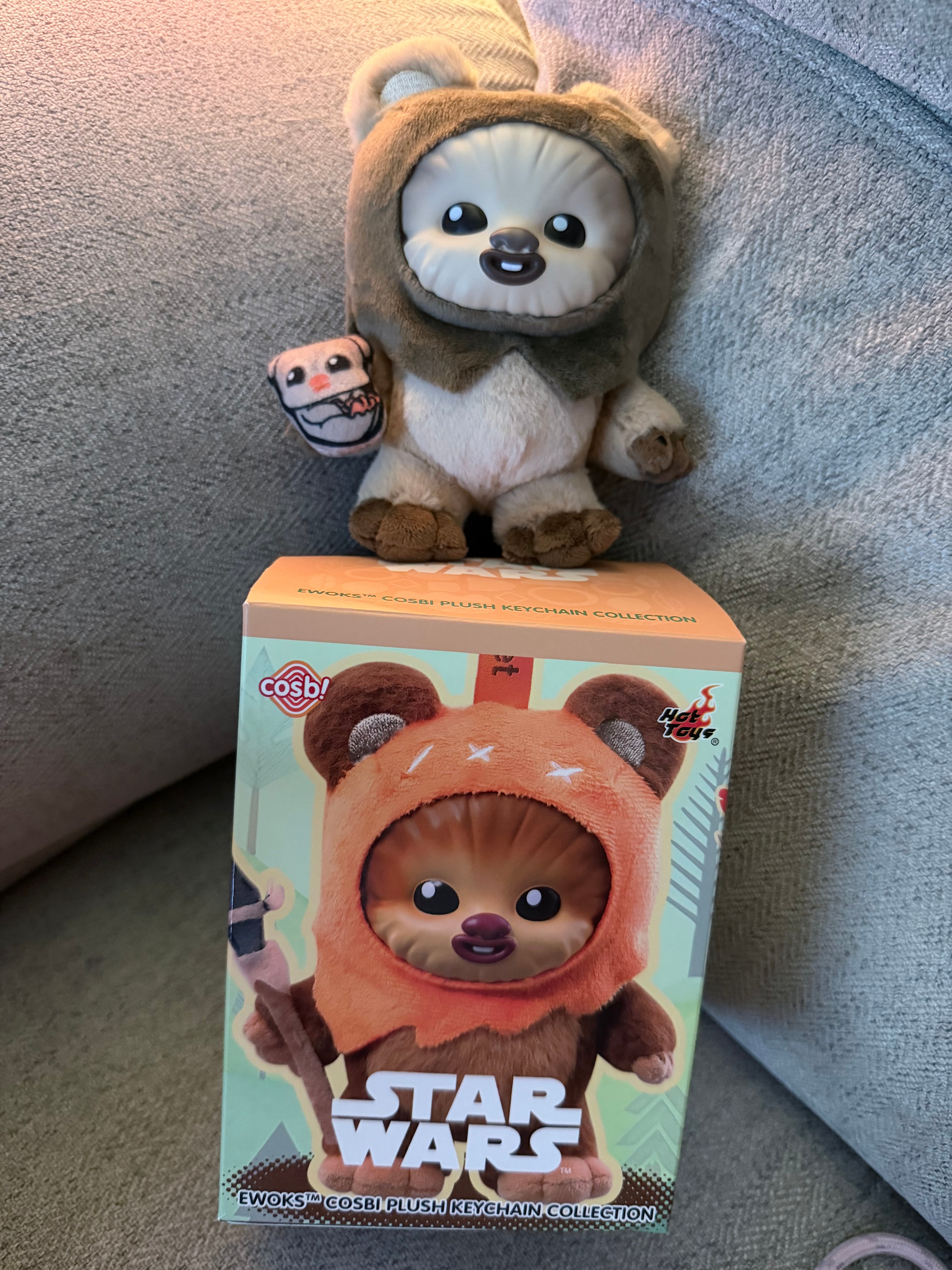 Ewoks Cosbi Plush Keychain -Zephee
